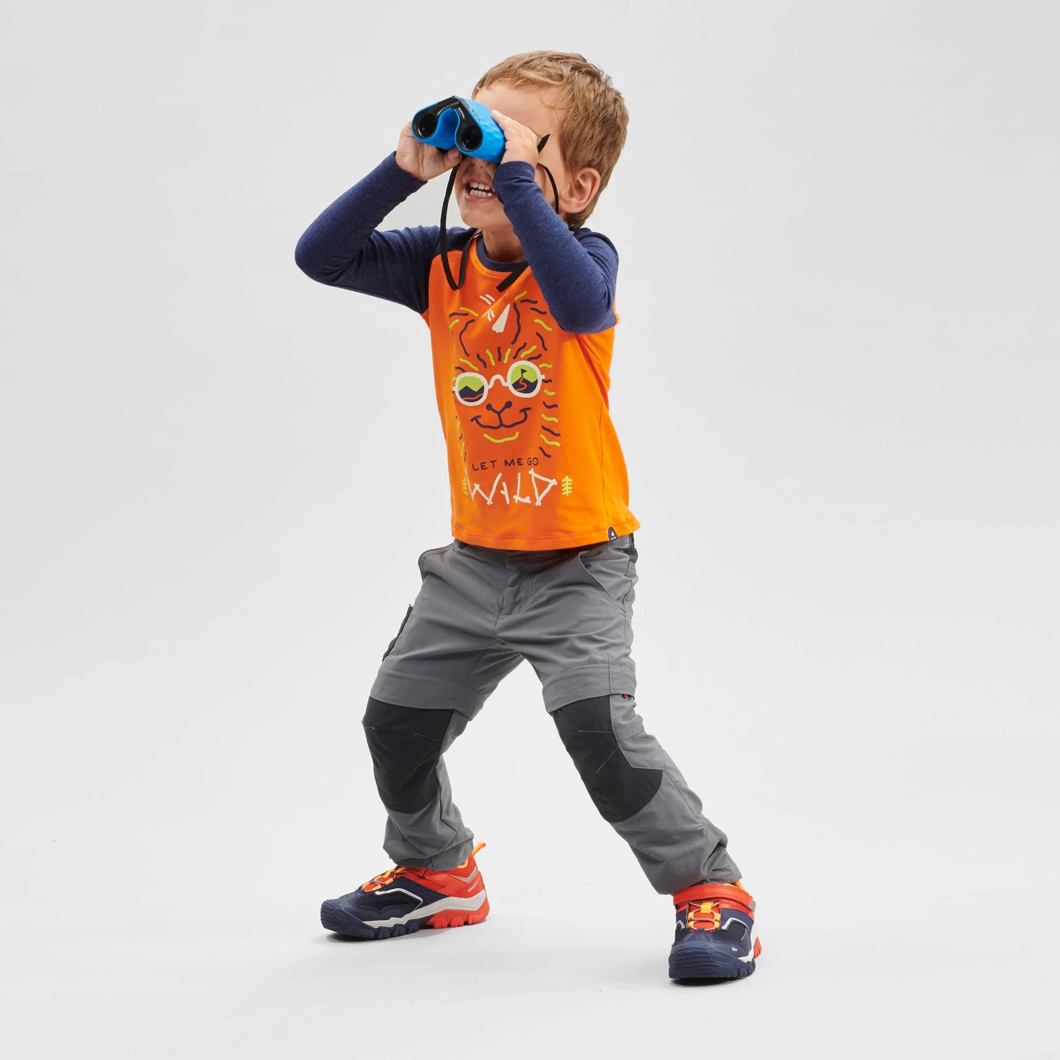 Quechua Kids' Hiking Zip-Off Trousers MH500 2 - Image 2