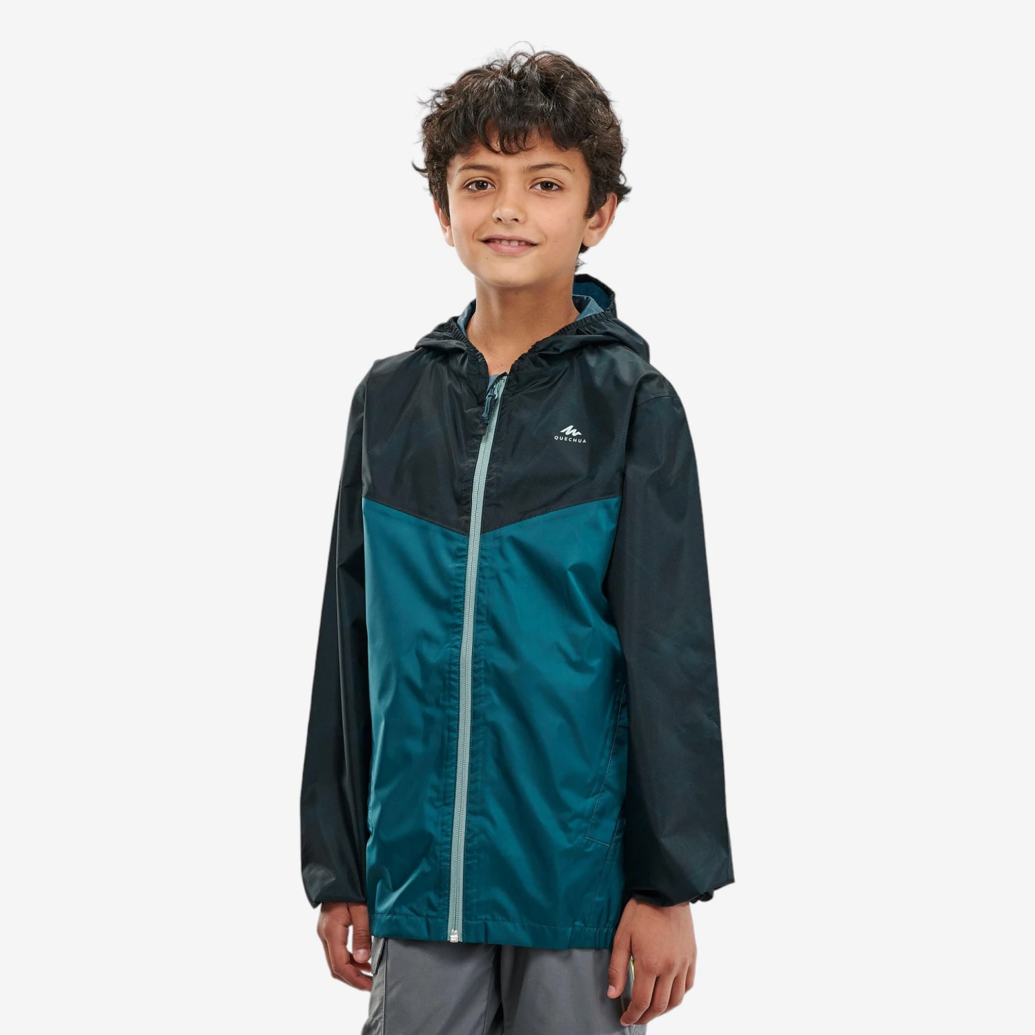 Quechua Kids’ Hiking Waterproof Jacket MH150 7-15 Years - Image 3