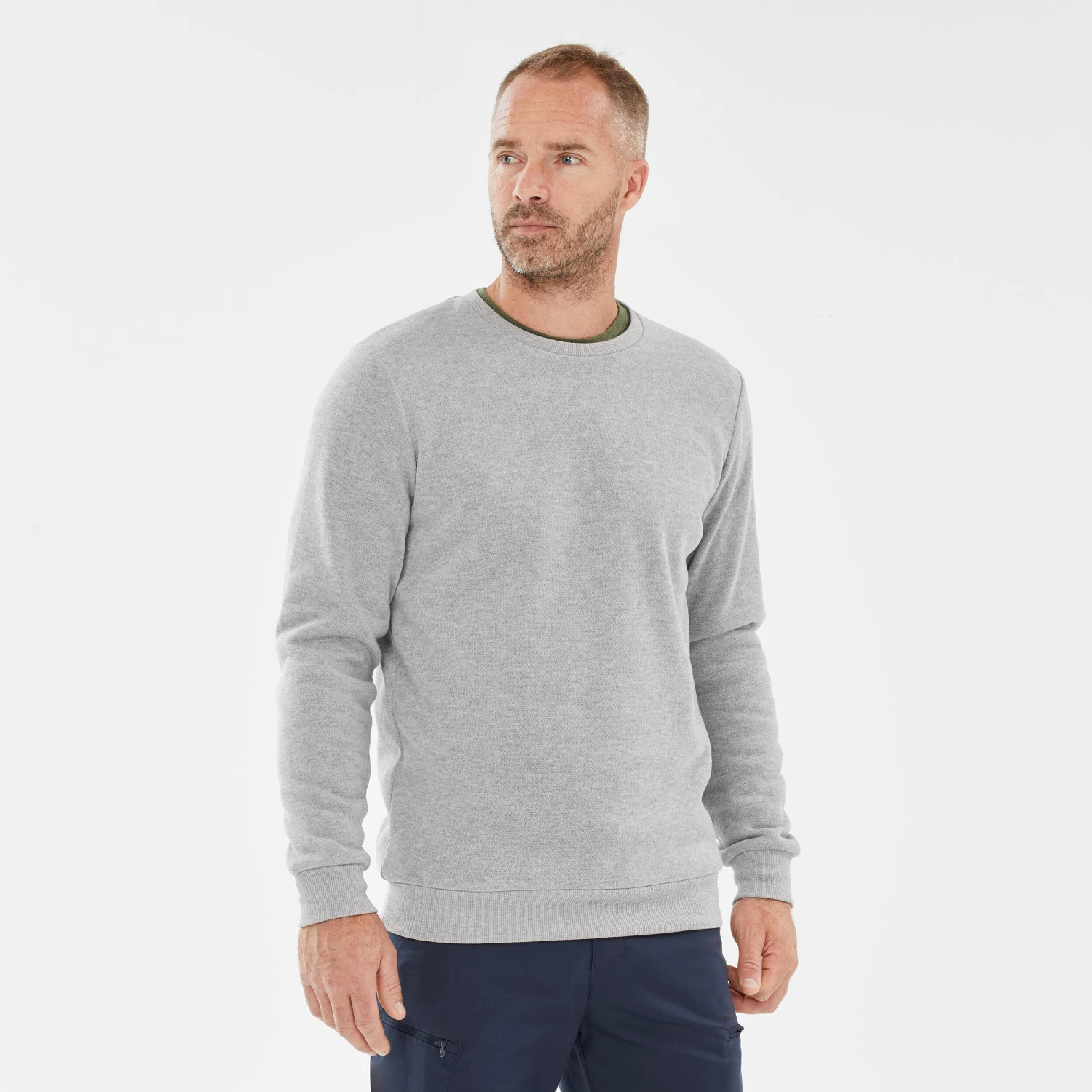 Quechua Men’s Crew Neck Hiking Sweater - Image 13