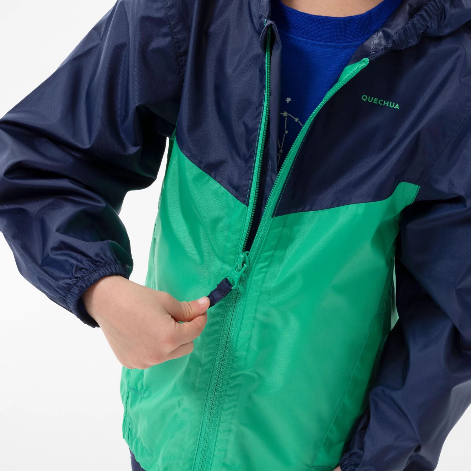 Quechua Kids’ Waterproof Hiking Jacket - MH150 - Aged 2 - Image 7