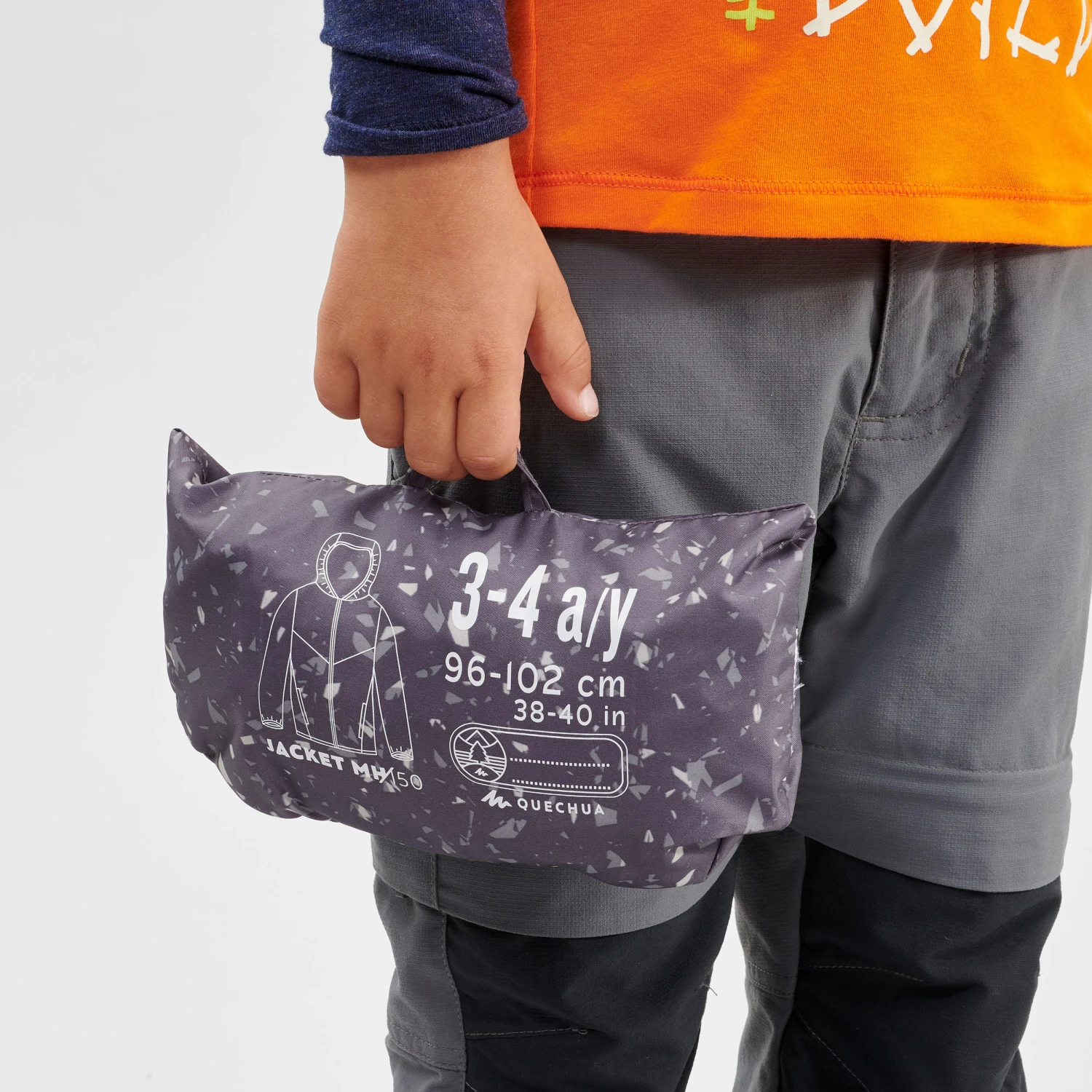 Quechua Kids’ Waterproof Hiking Jacket - MH150 - Aged 2 - Image 16