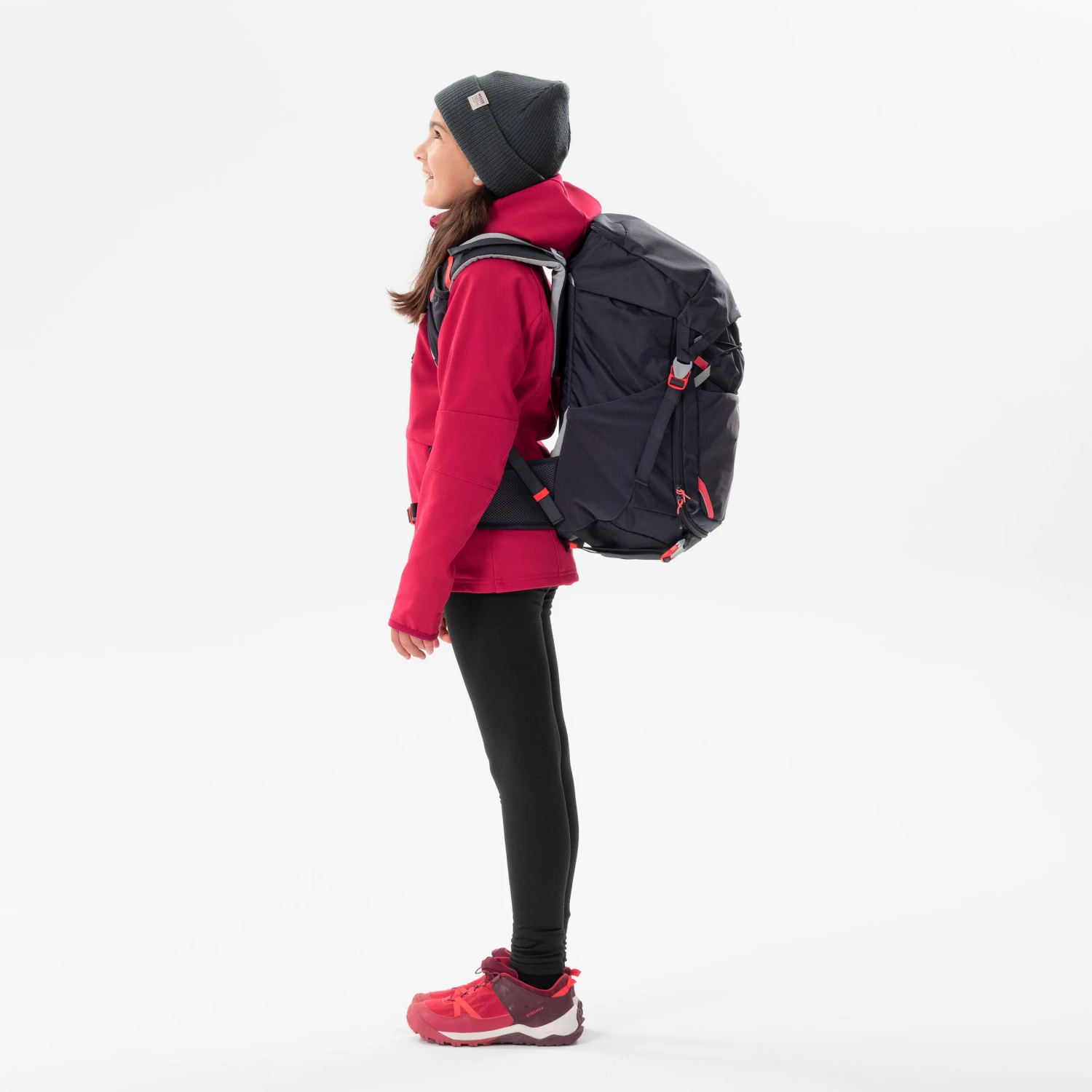 Quechua KIDS’ SOFTSHELL HIKING JACKET - MH550 Aged 7-15 - Image 3