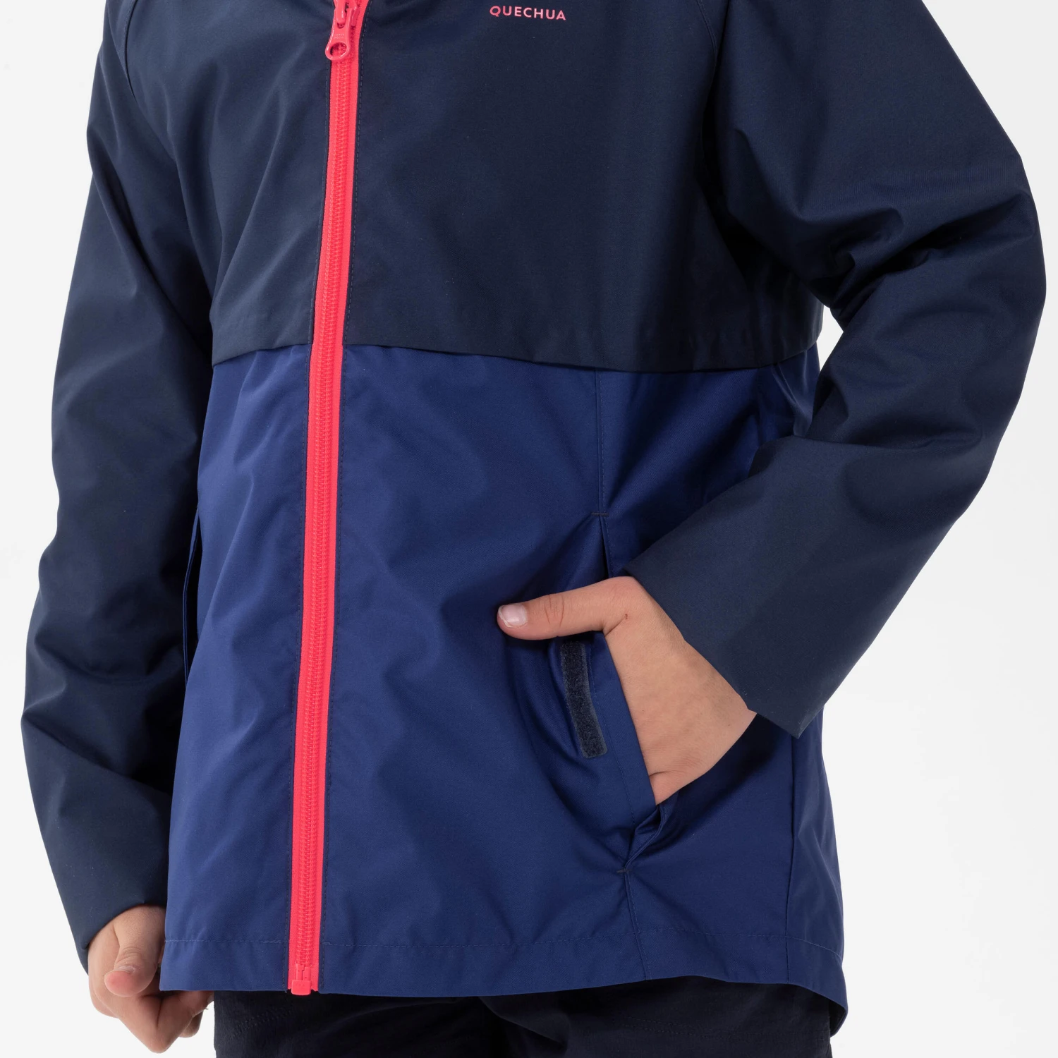 Quechua Kids’ Waterproof Hiking Jacket - MH500 Aged 7-15 - Image 12