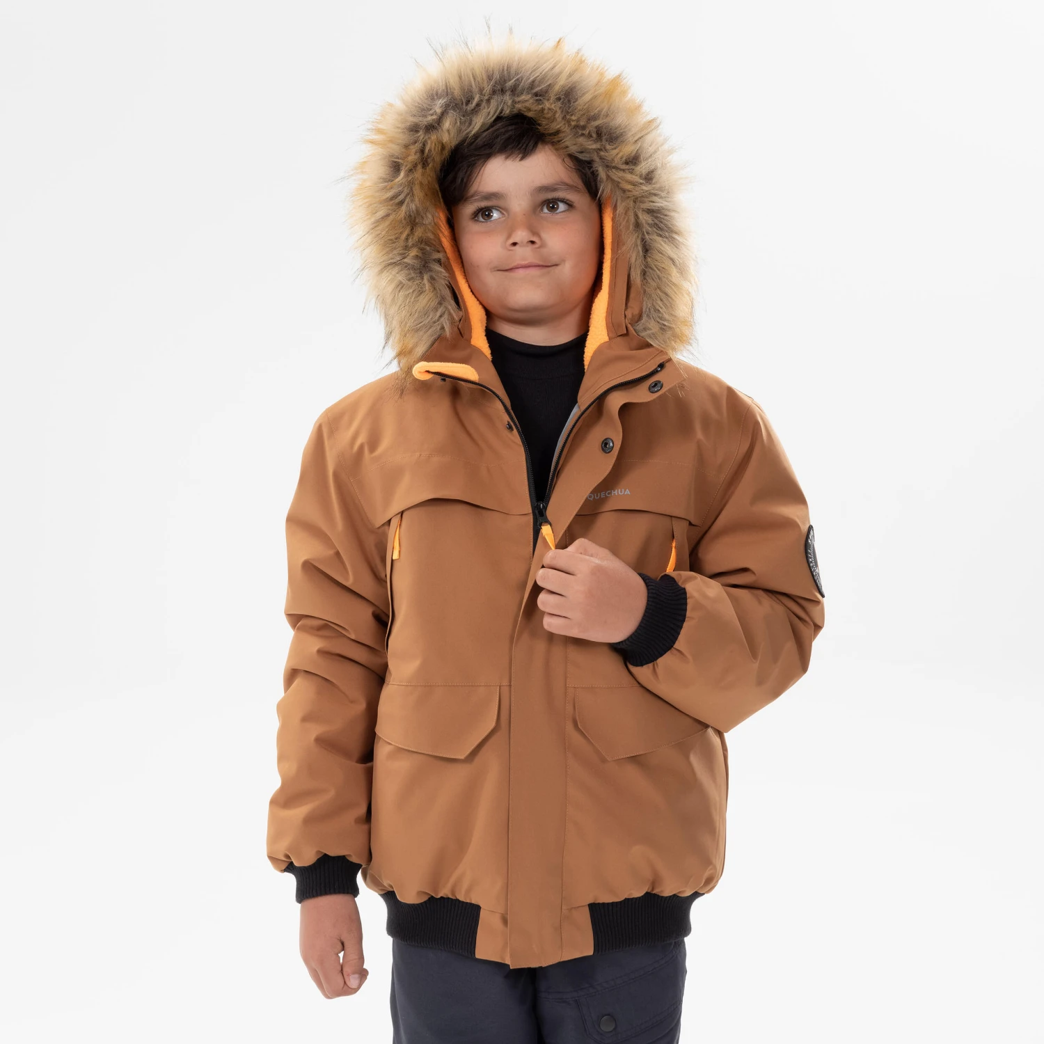 Quechua KIDS’ WARM AND WATERPROOF HIKING JACKET - SH100 -6.5°C - 7 - Image 16