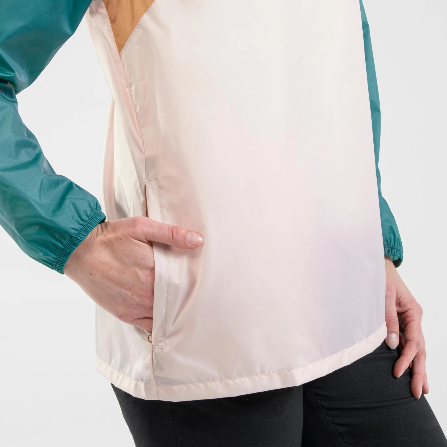 Quechua Women's Windproof And Water-repellent Hiking Jacket - Image 12