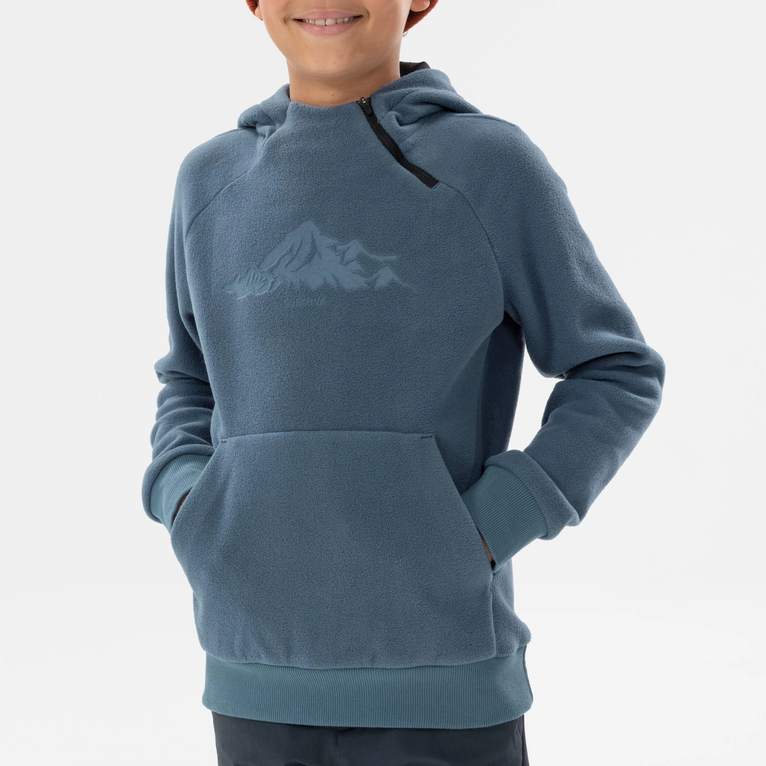 Quechua Boys’ Fleece Hiking Sweatshirt Aged 7-15 - Image 6