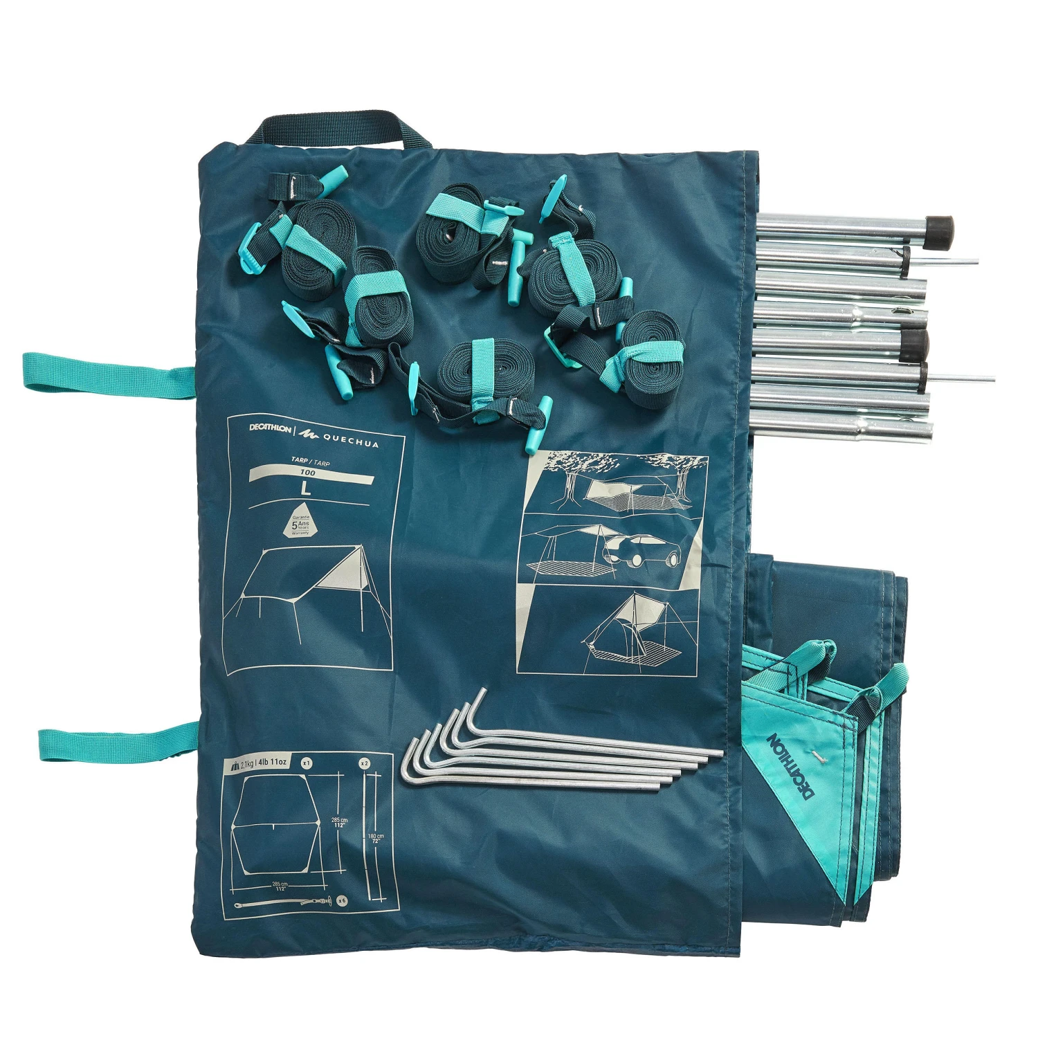 Quechua MULTIFUNCTION TARP CAMPING SHELTER - Image 7