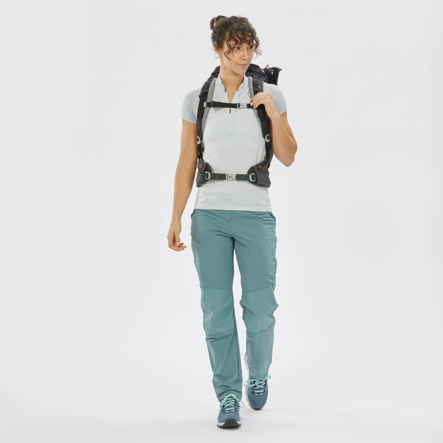 Quechua Women's Mountain Walking Short-Sleeved T - Image 2