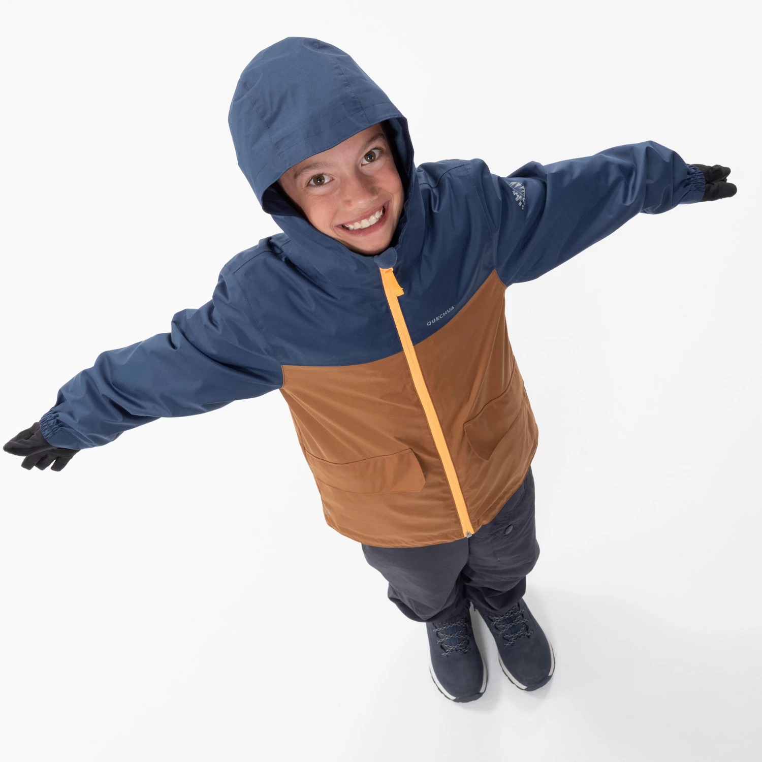 Quechua KIDS’ WARM AND WATERPROOF 3-in-1 HIKING JACKET - SH100 -0.5°C - 7 - Image 10