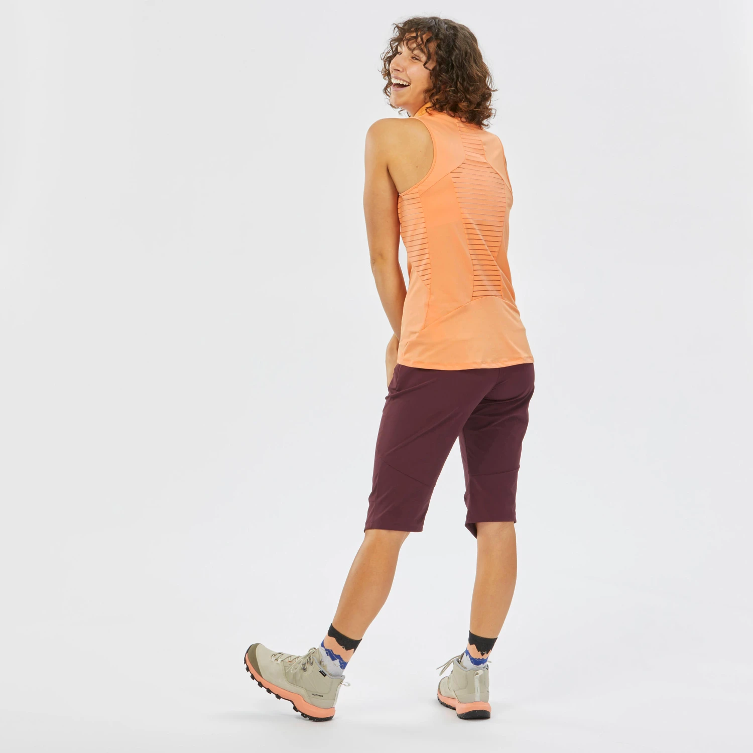 Quechua Women’s Cropped Mountain Walking Trousers MH500 - Image 4