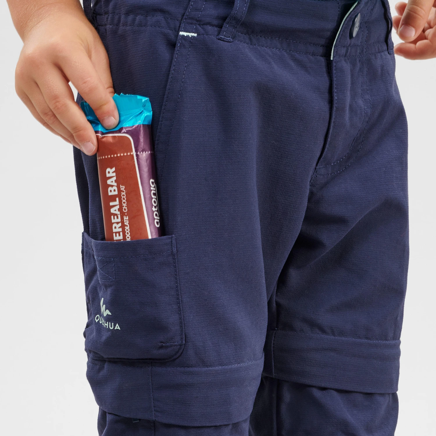 Quechua Kids' Hiking Zip-Off Trousers MH500 2 - Image 17