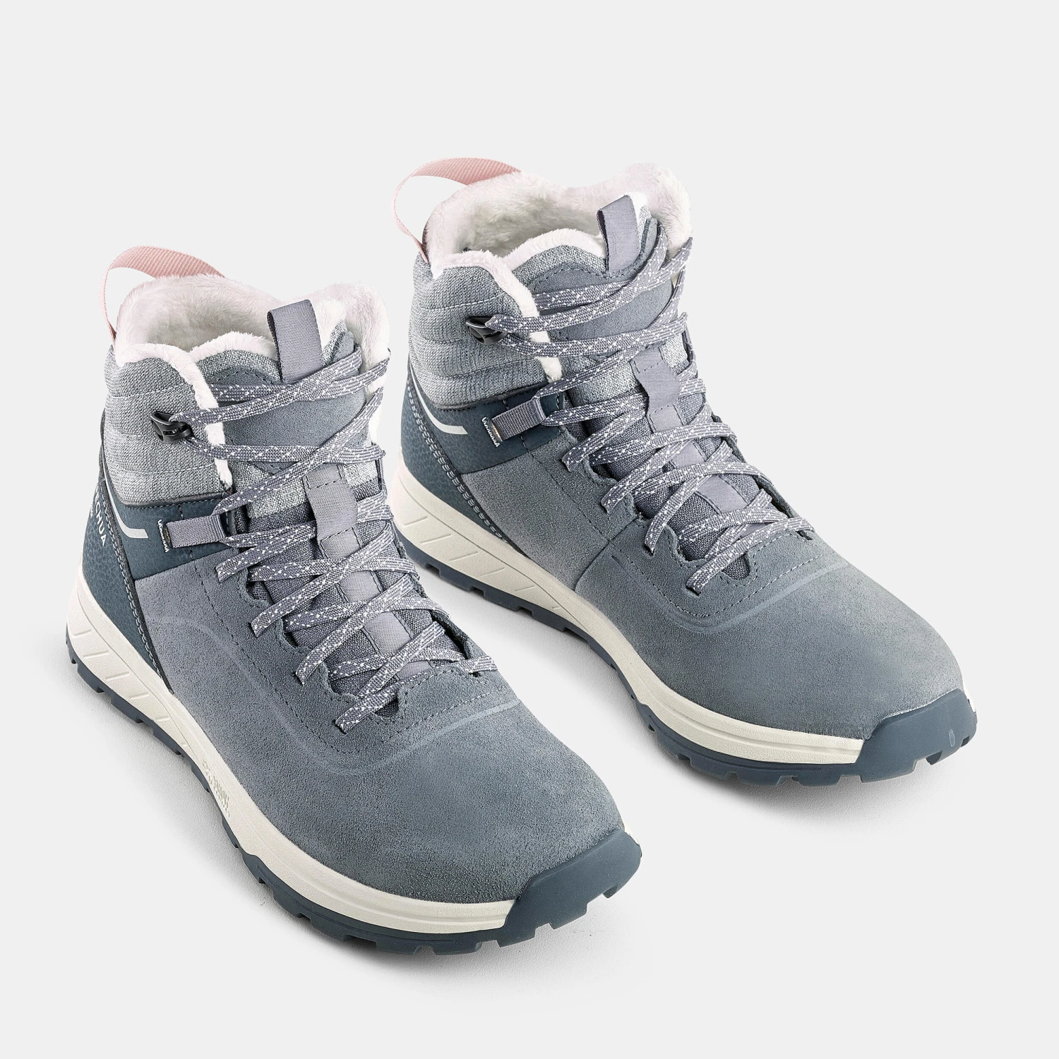 Quechua KIDS’ WARM WATERPROOF HIKING BOOTS - SH500 Leather Lace-up - Image 12