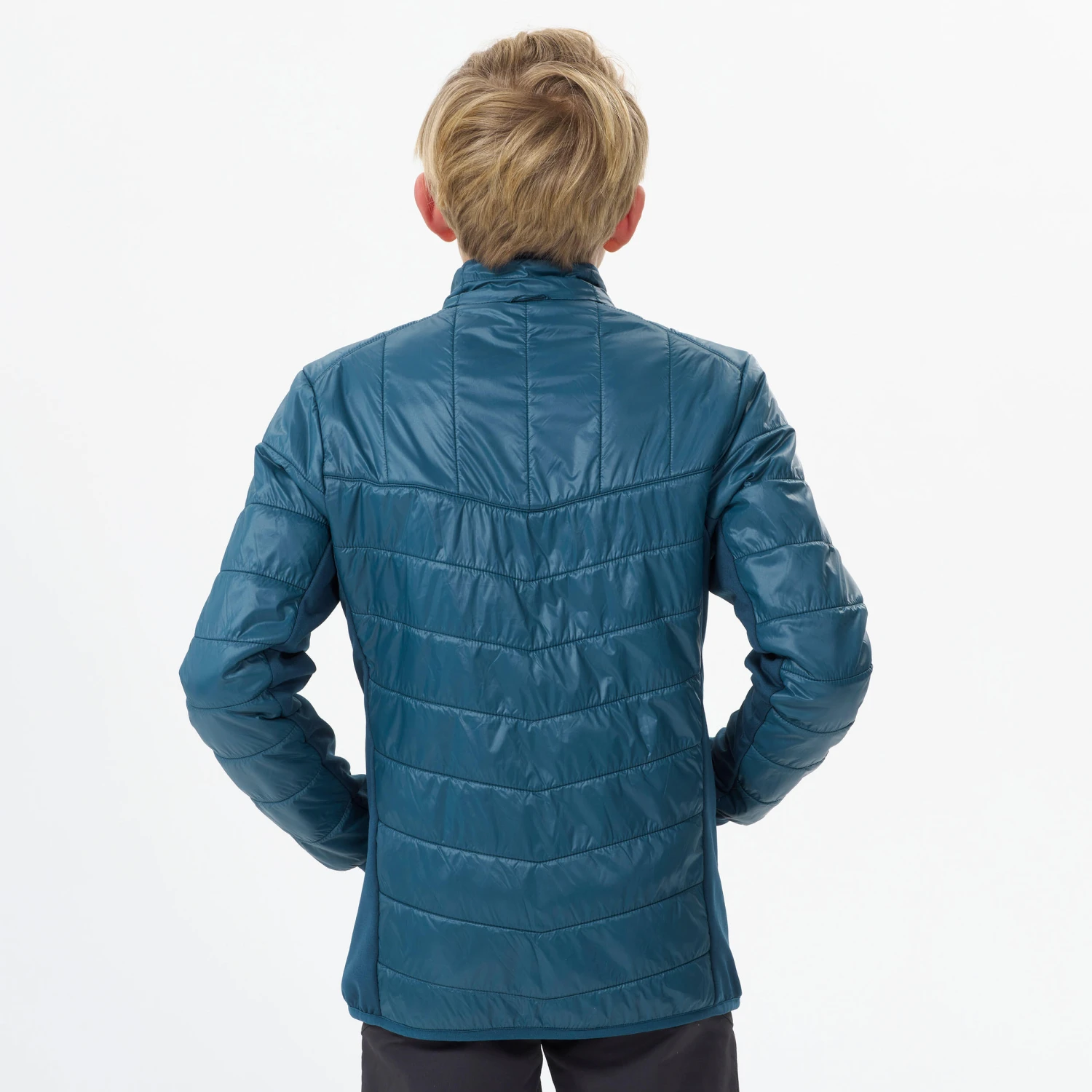 Quechua KIDS’ 3-in-1 WATERPROOF HIKING JACKET - SH500 X-WARM -8°C - AGES 7 - Image 6