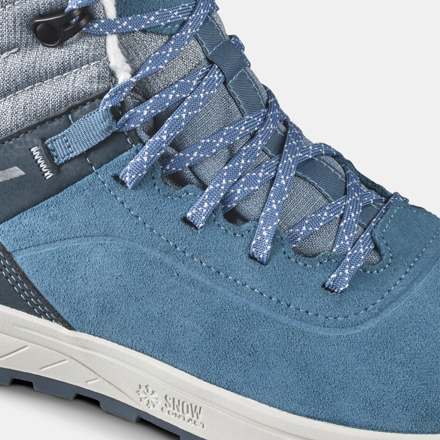 Quechua KIDS’ WARM WATERPROOF HIKING BOOTS - SH500 Leather Lace-up - Image 6