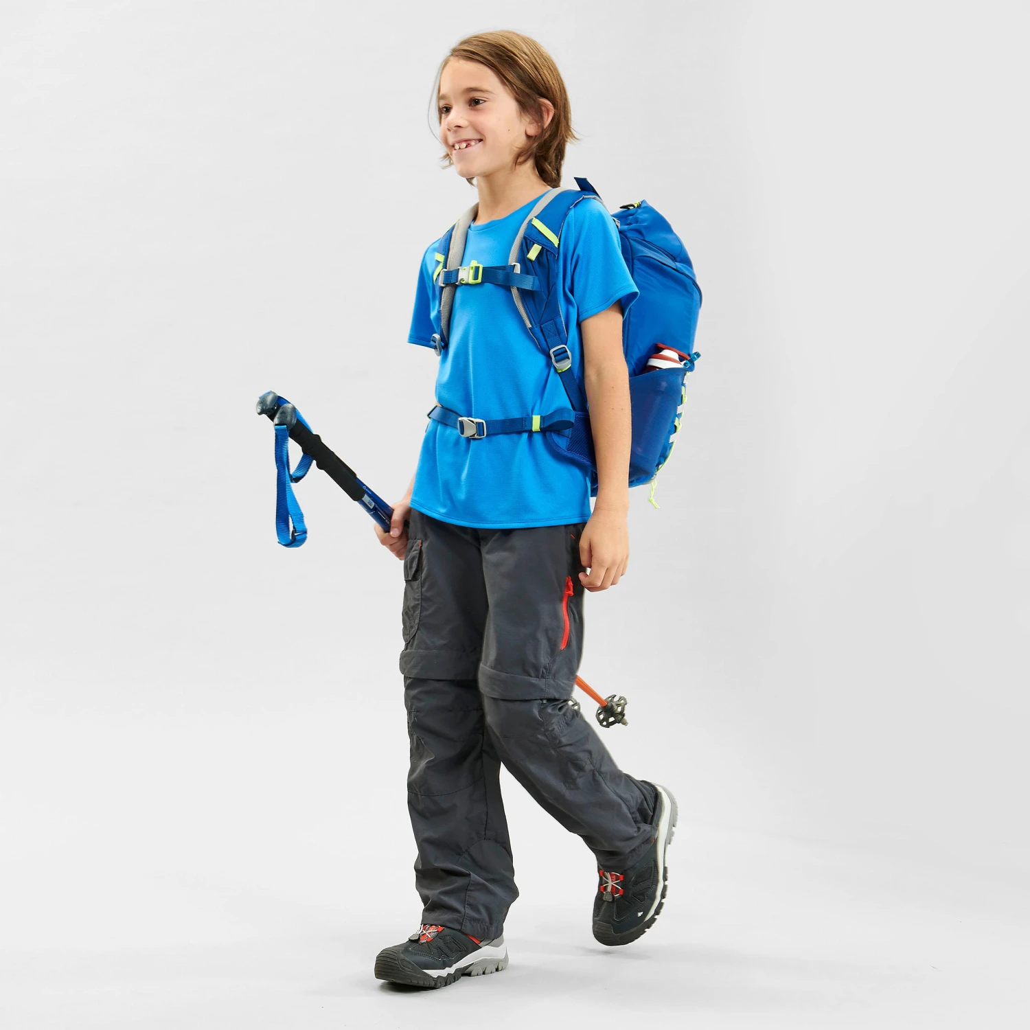 Quechua Kids’ Modular Hiking Trousers MH500 Aged 7 - Image 2