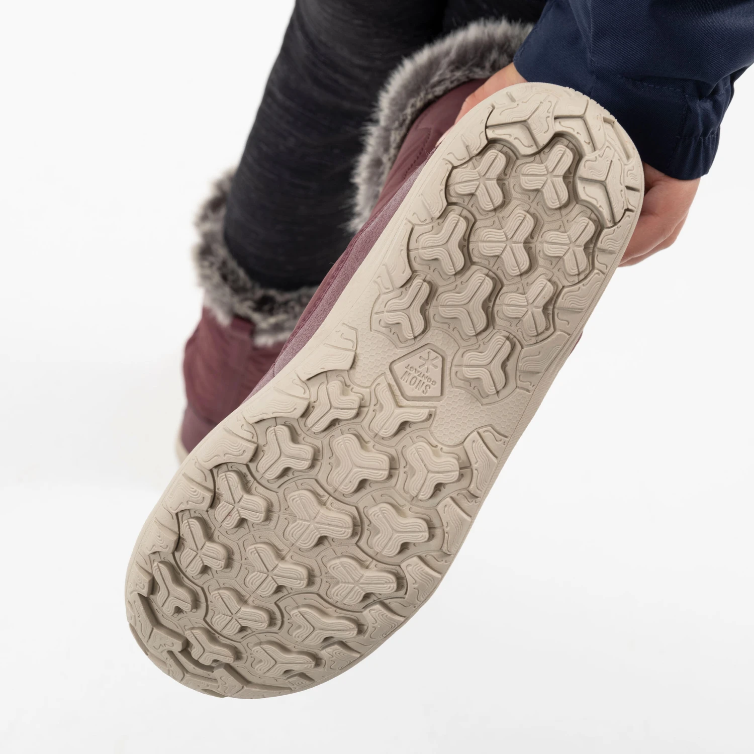 Quechua Kids’ Warm Waterproof Hiking Snow Boots SH500 X-Warm Zip Sizes 11.5 - Image 7