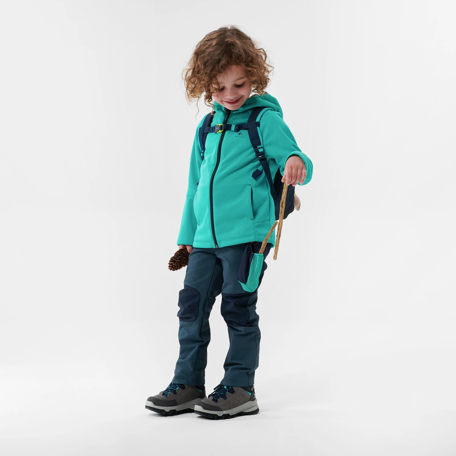 Quechua Kids’ Softshell Hiking Jacket MH550 2-6 Years - Image 2