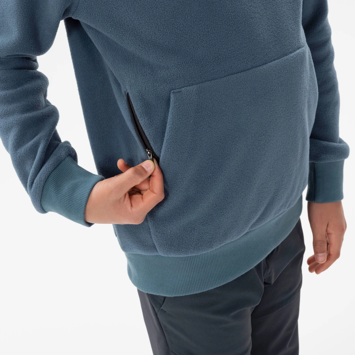 Quechua Boys’ Fleece Hiking Sweatshirt Aged 7-15 - Image 7