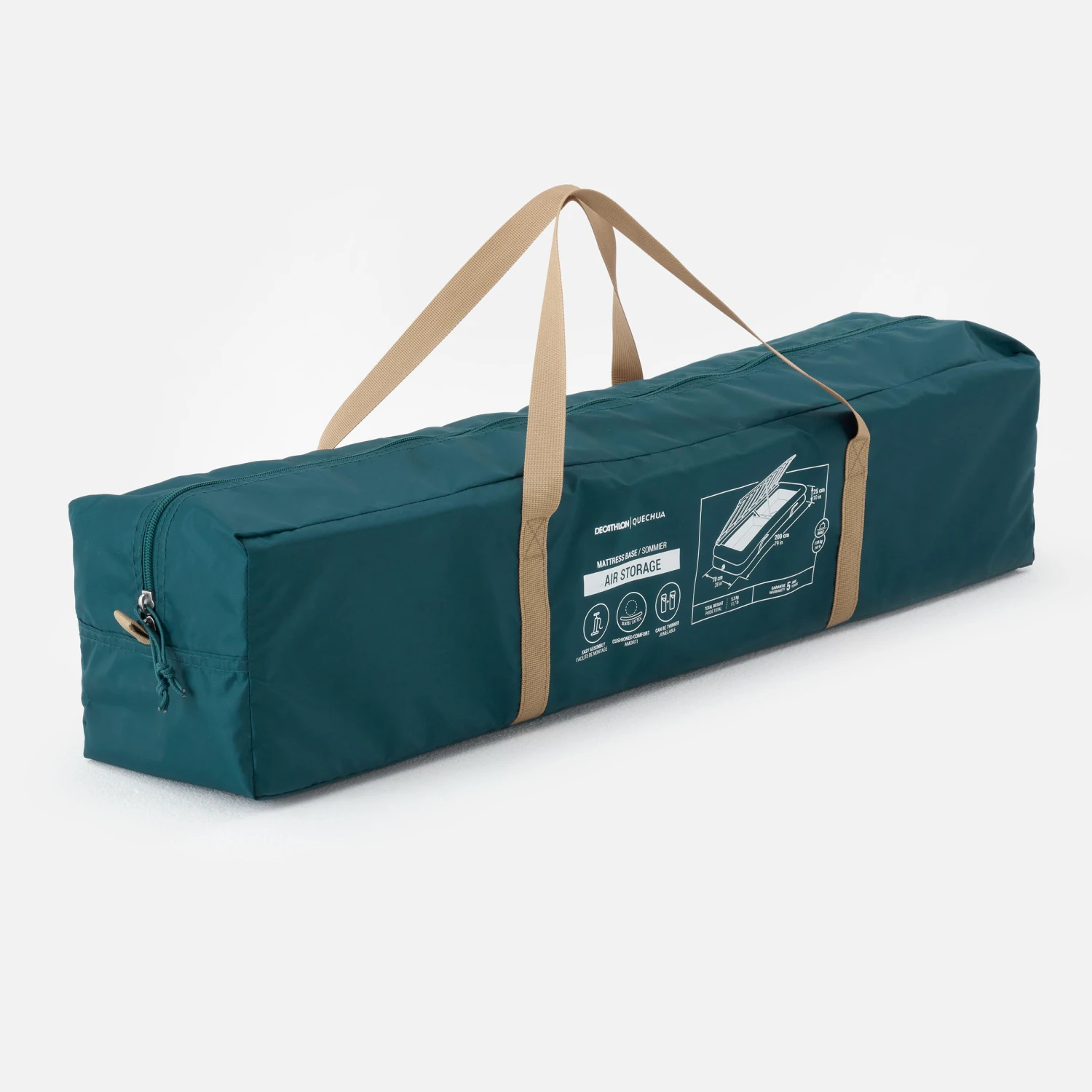 Quechua INFLATABLE CAMPING BED BASE - CAMP BED AIR + STORAGE 70 CM - 1 PERSON - Image 4