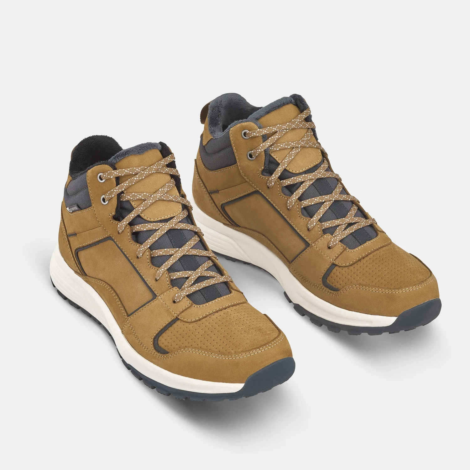 Quechua Men’s Warm And Waterproof Leather Hiking Boots - Image 8