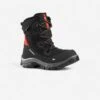 Quechua KIDS' WARM WATERPROOF HIKING BOOTS - SH500 WARM HIGH LACES - SIZE 11.5C