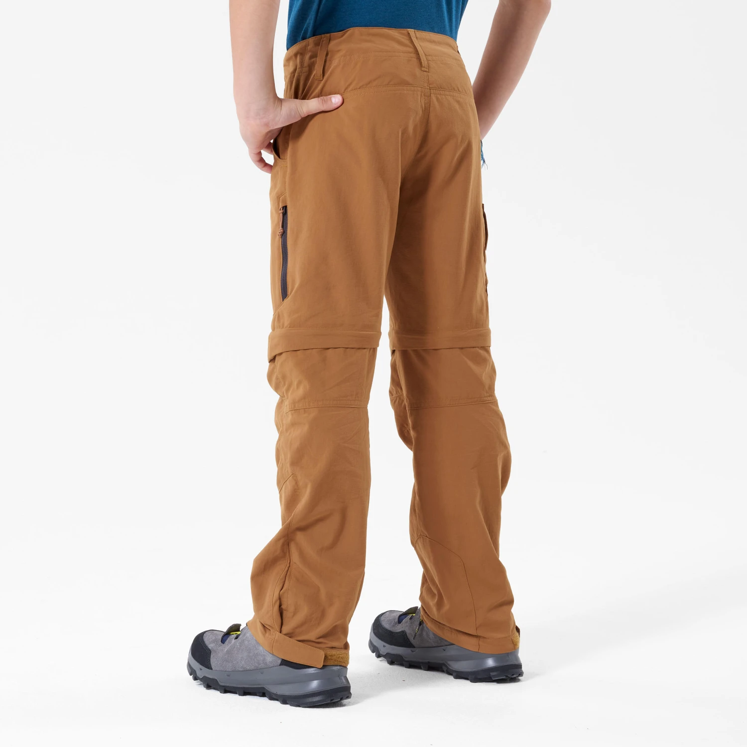 Quechua Kids’ Modular Hiking Trousers MH500 Aged 7 - Image 16