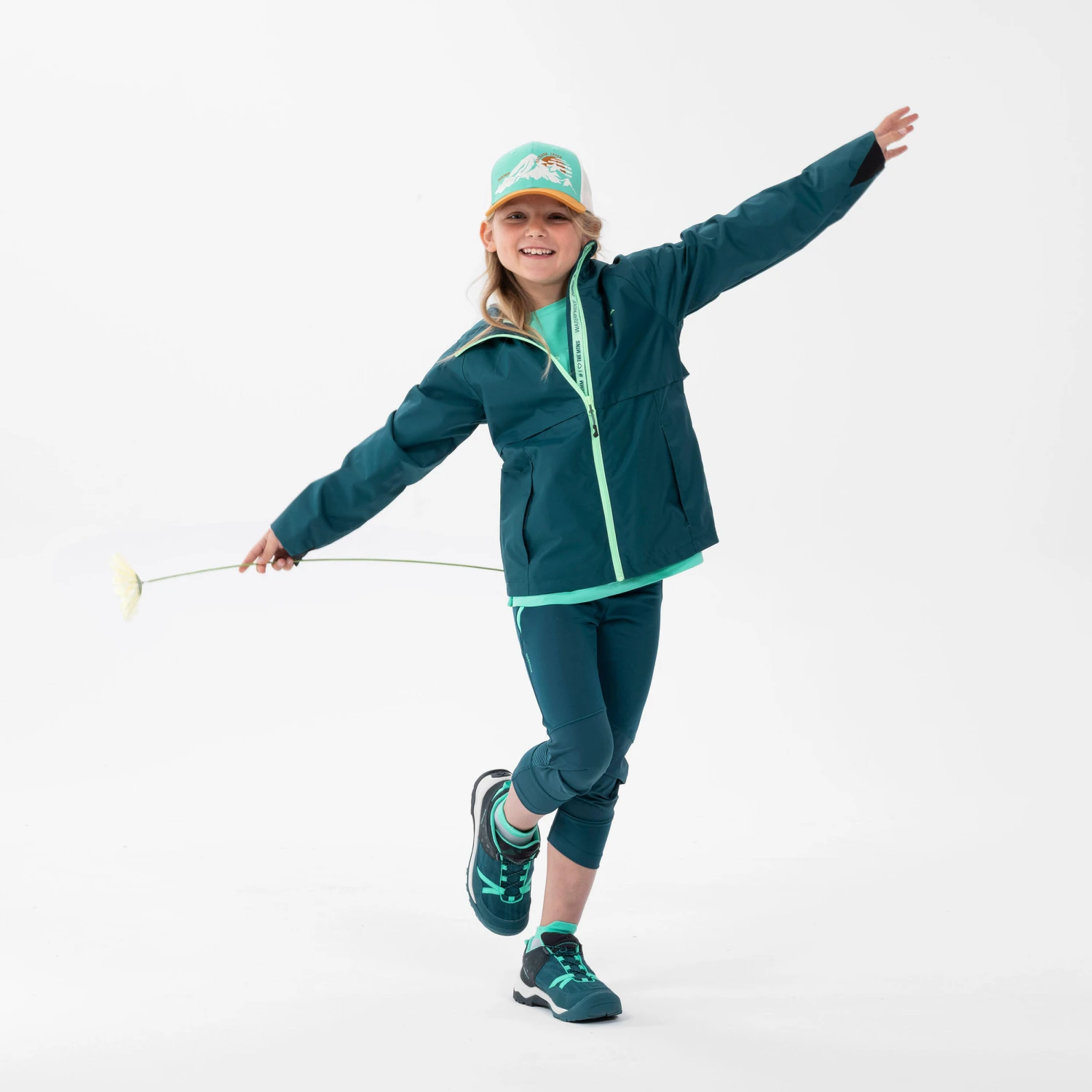 Quechua Kids’ Hiking Leggings - MH500 Aged 7-15 - Image 2