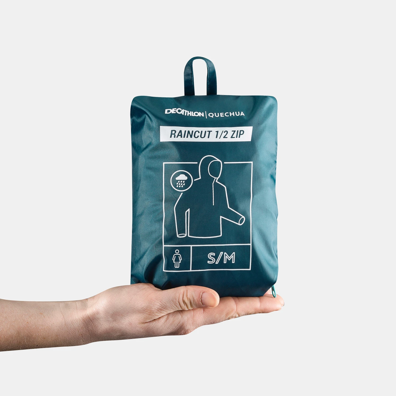 Quechua Women's Windproof And Water-repellent Hiking Jacket - Image 2