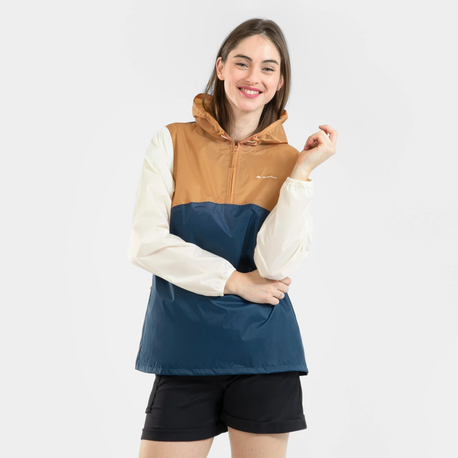 Quechua Women's Windproof And Water-repellent Hiking Jacket - Image 17