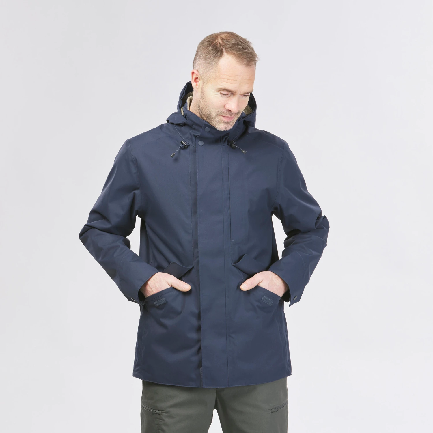 Quechua Men's Hiking Waterproof Jacket NH550 WP - Image 6