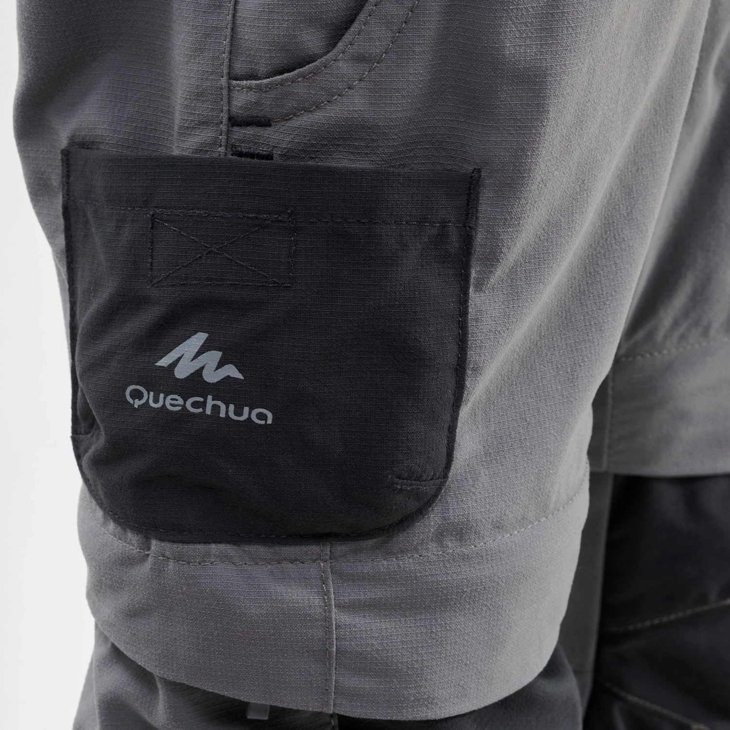 Quechua Kids' Hiking Zip-Off Trousers MH500 2 - Image 10