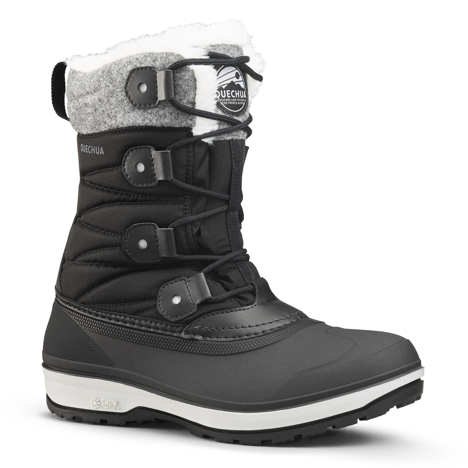 Quechua Women's Warm Waterproof High Snow Boots SH500 X - Image 7