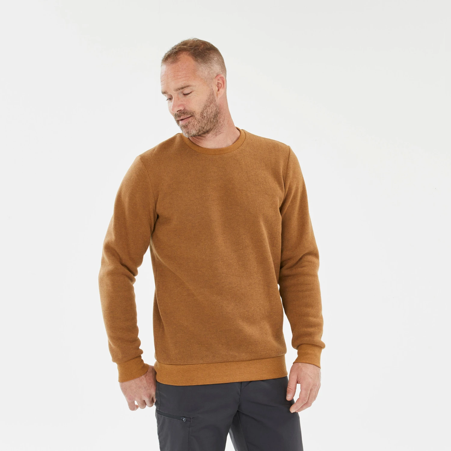 Quechua Men’s Crew Neck Hiking Sweater - Image 8