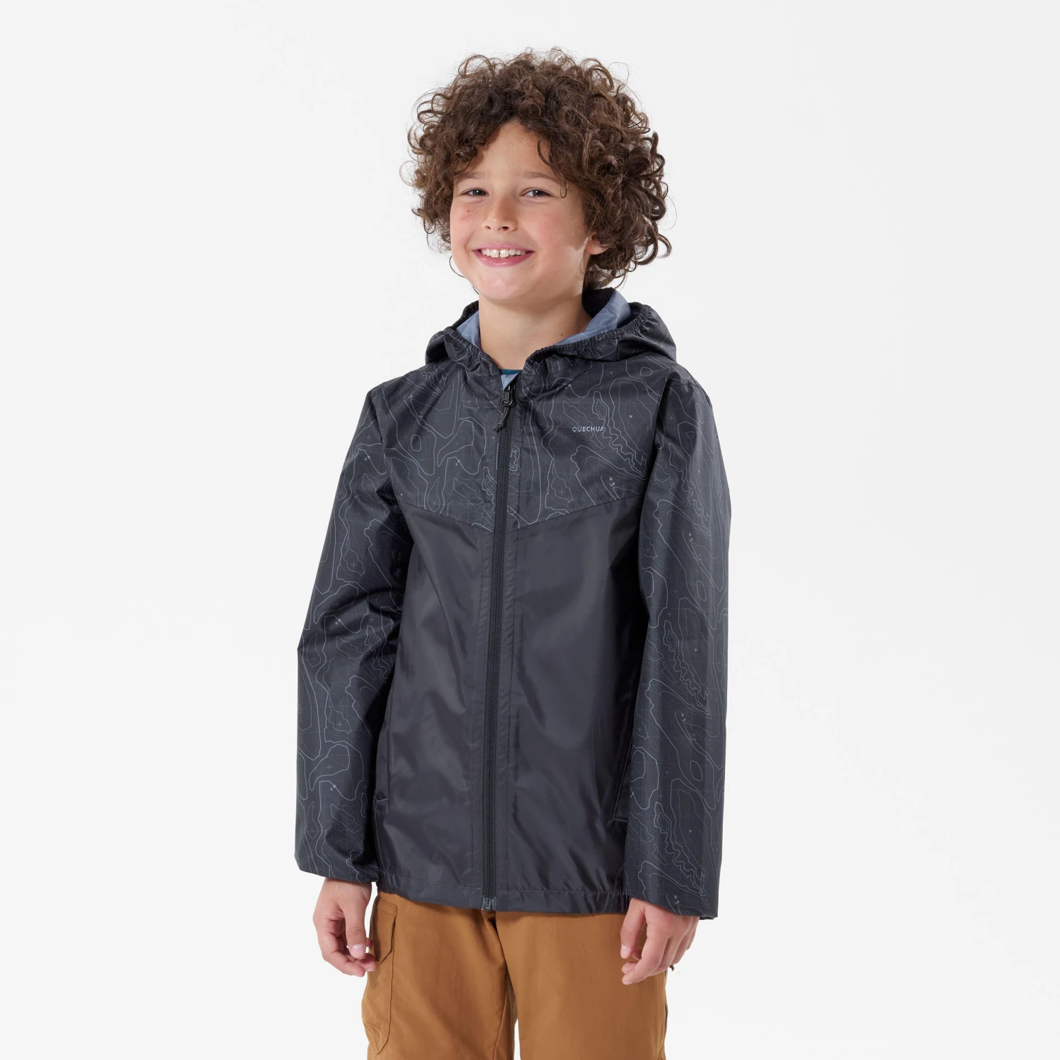 Quechua Kids’ Hiking Waterproof Jacket MH150 7-15 Years - Image 12