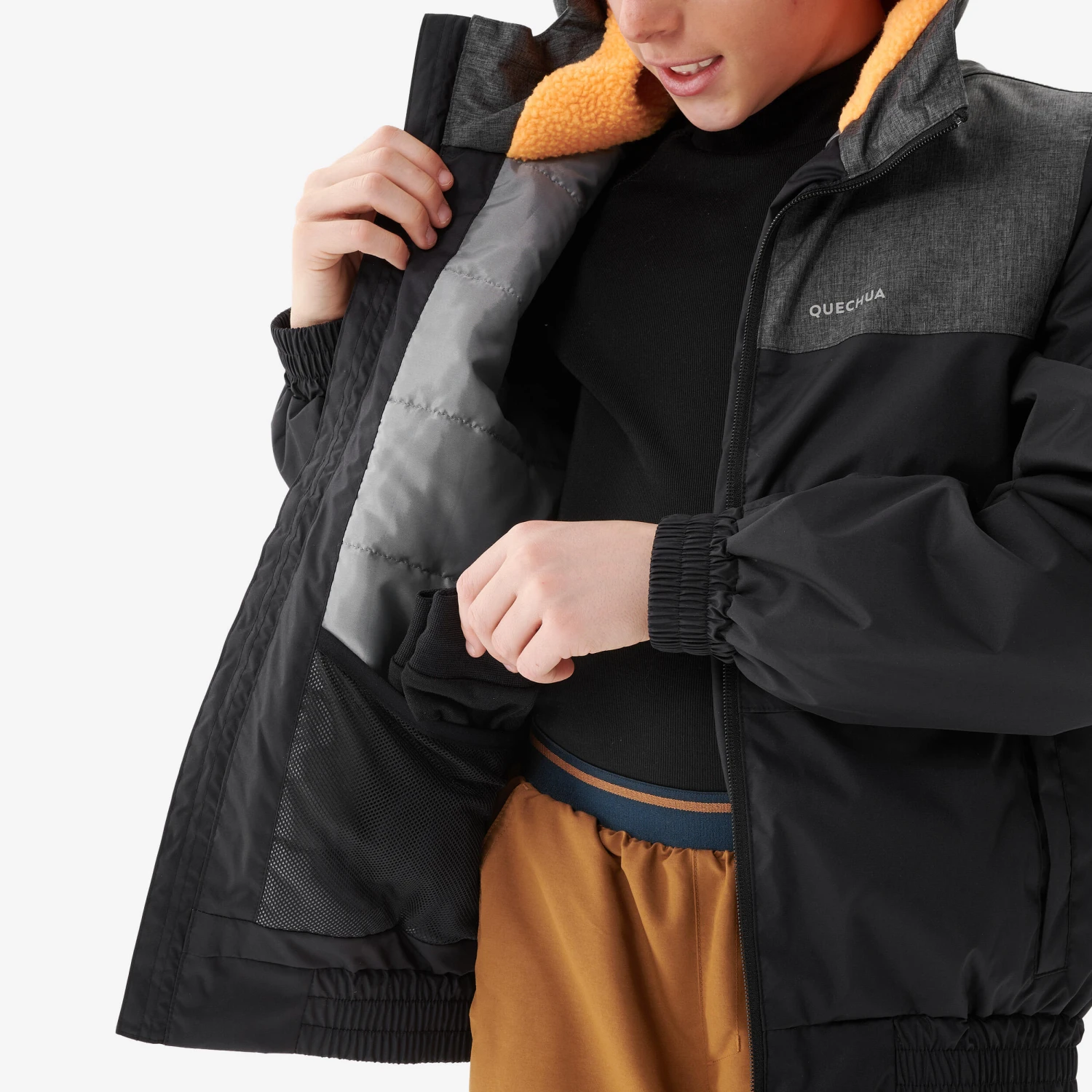 Quechua KIDS’ WARM AND WATERPROOF WINTER HIKING JACKET - SH100 -3.5°C - 7 - Image 14