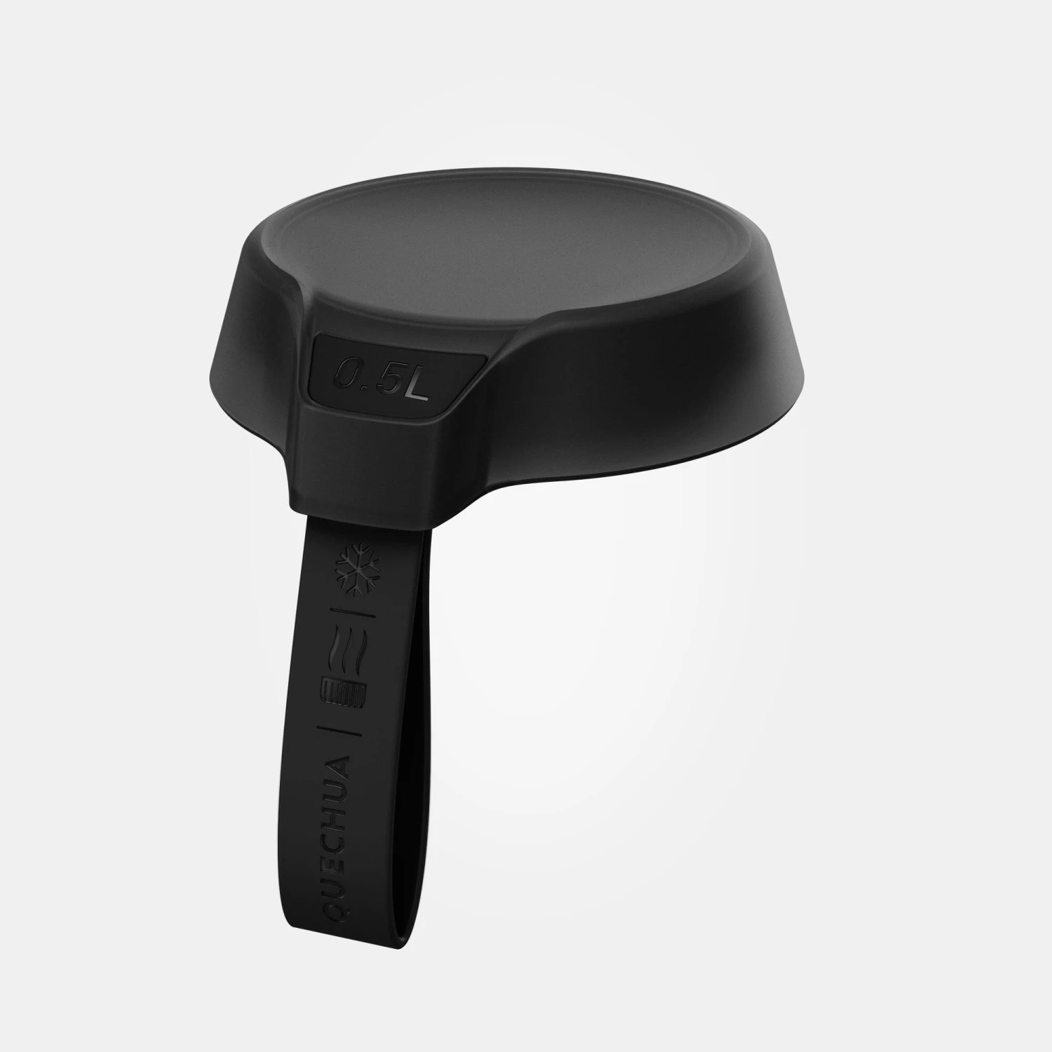 Quechua Stainless Steel Isothermal Food Box For Hiking MH500 0.5 L Black - Image 4