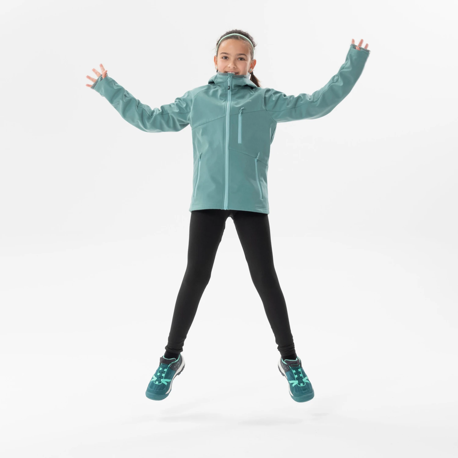 Quechua KIDS’ SOFTSHELL HIKING JACKET - MH550 Aged 7-15 - Image 13