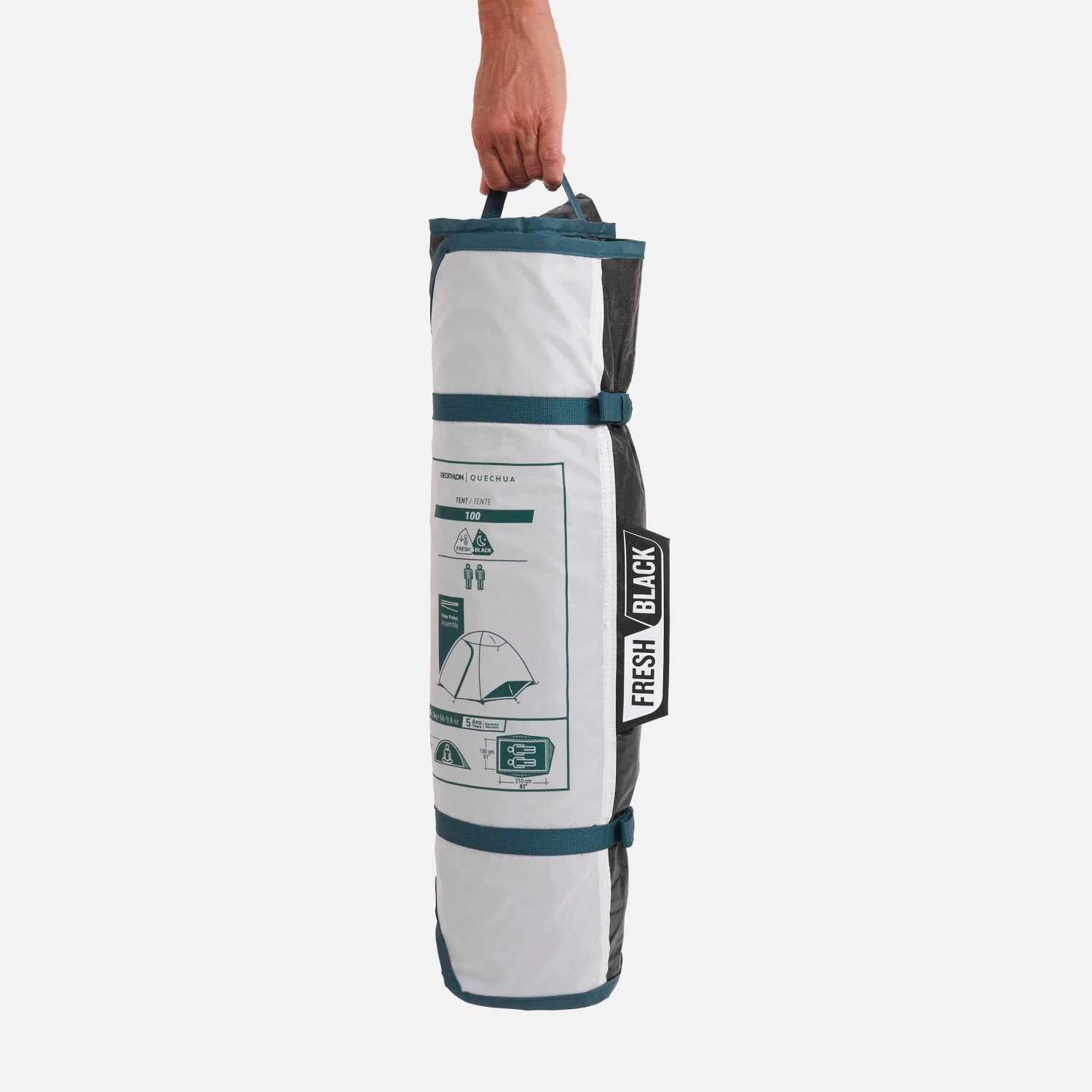 Quechua 2 Man Blackout Tent MH100 - Image 3