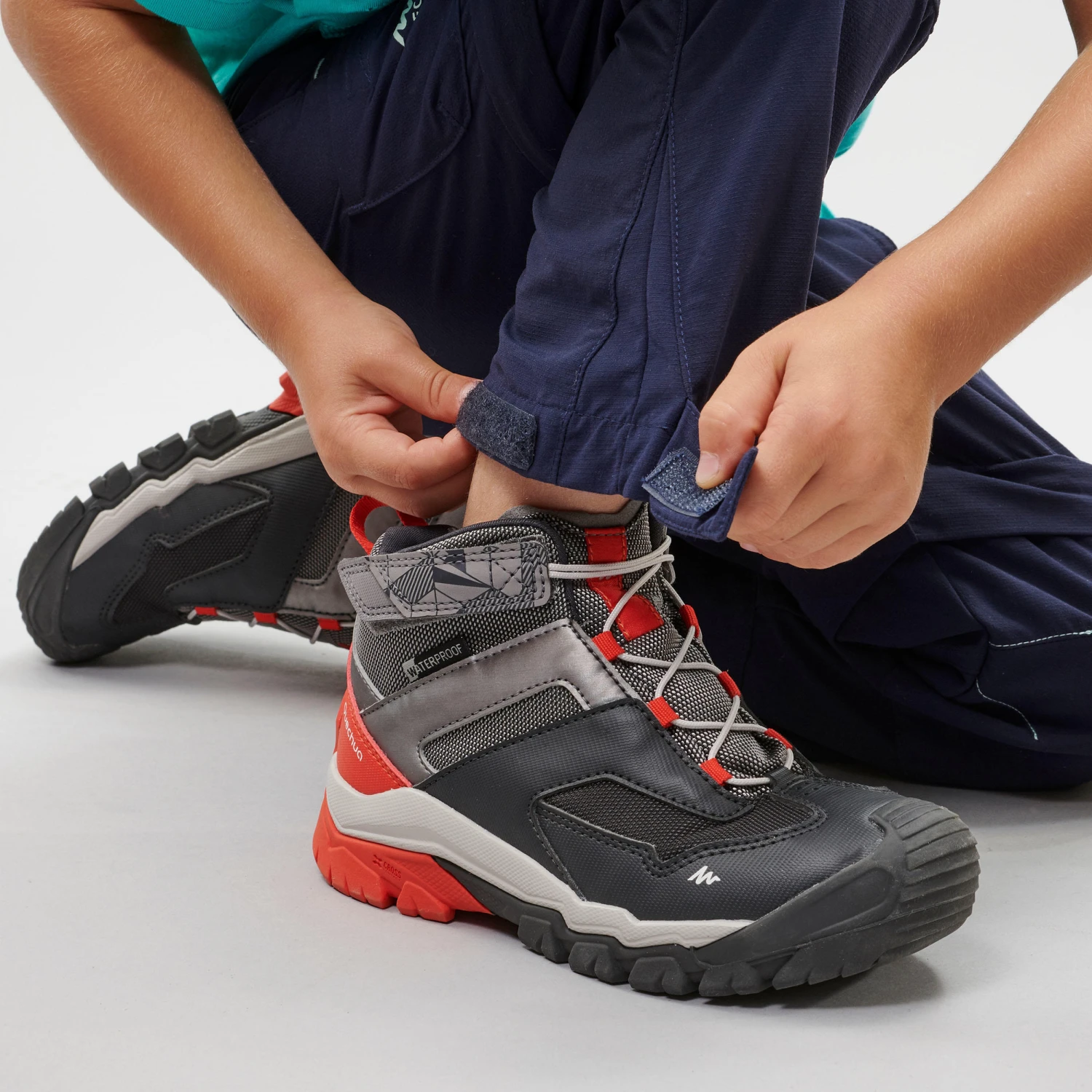 Quechua Kids' Hiking Zip-Off Trousers MH500 2 - Image 18