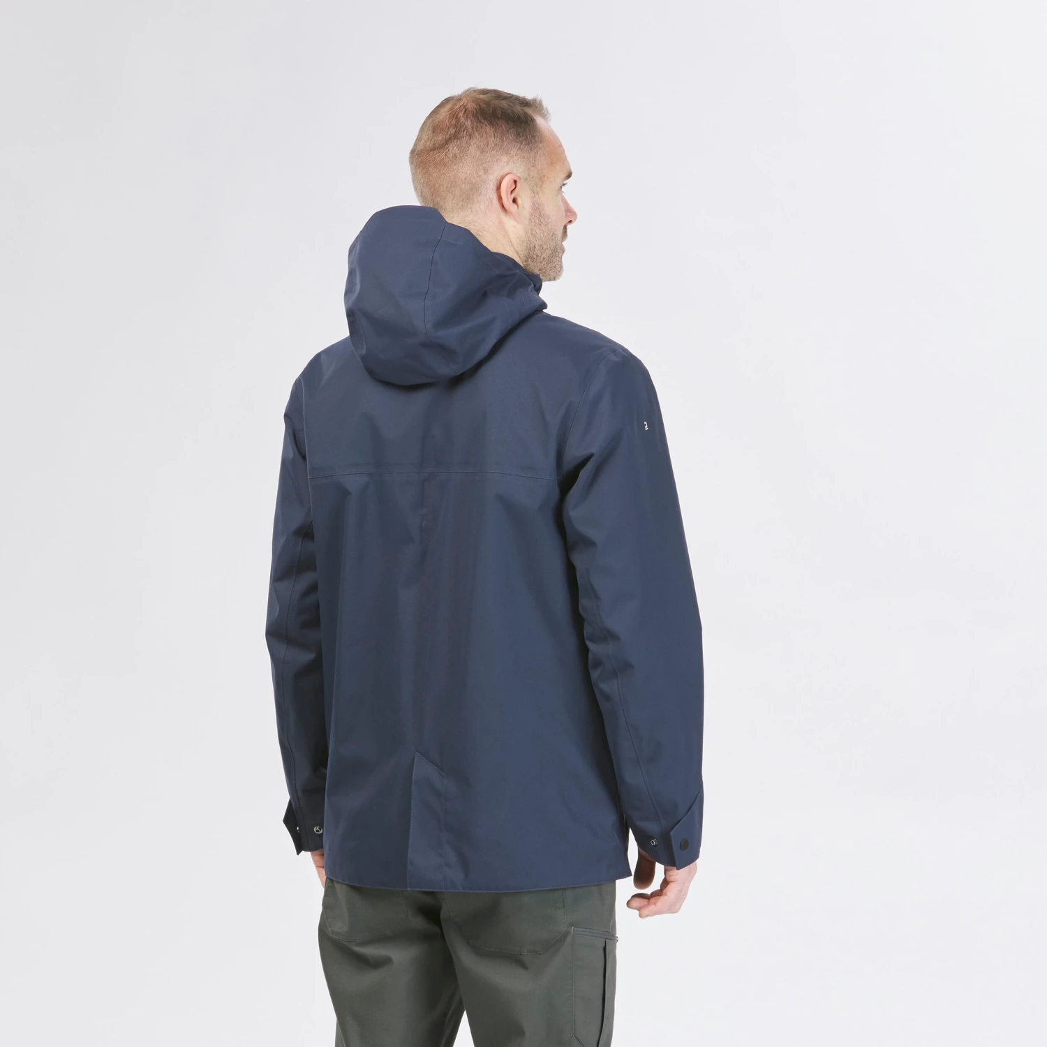 Quechua Men's Hiking Waterproof Jacket NH550 WP - Image 4