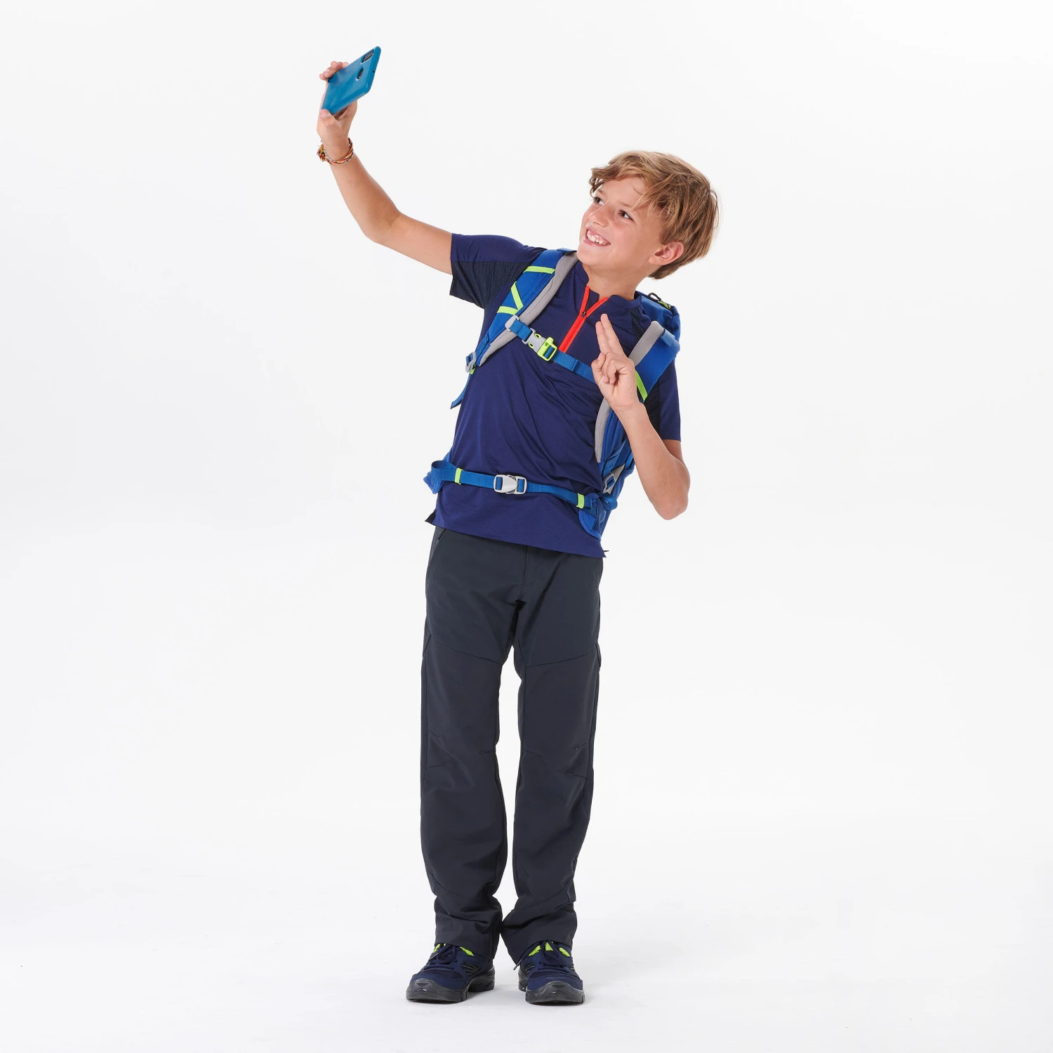 Quechua Kids' Hiking Softshell Trousers MH550 7-15 Years - Image 2