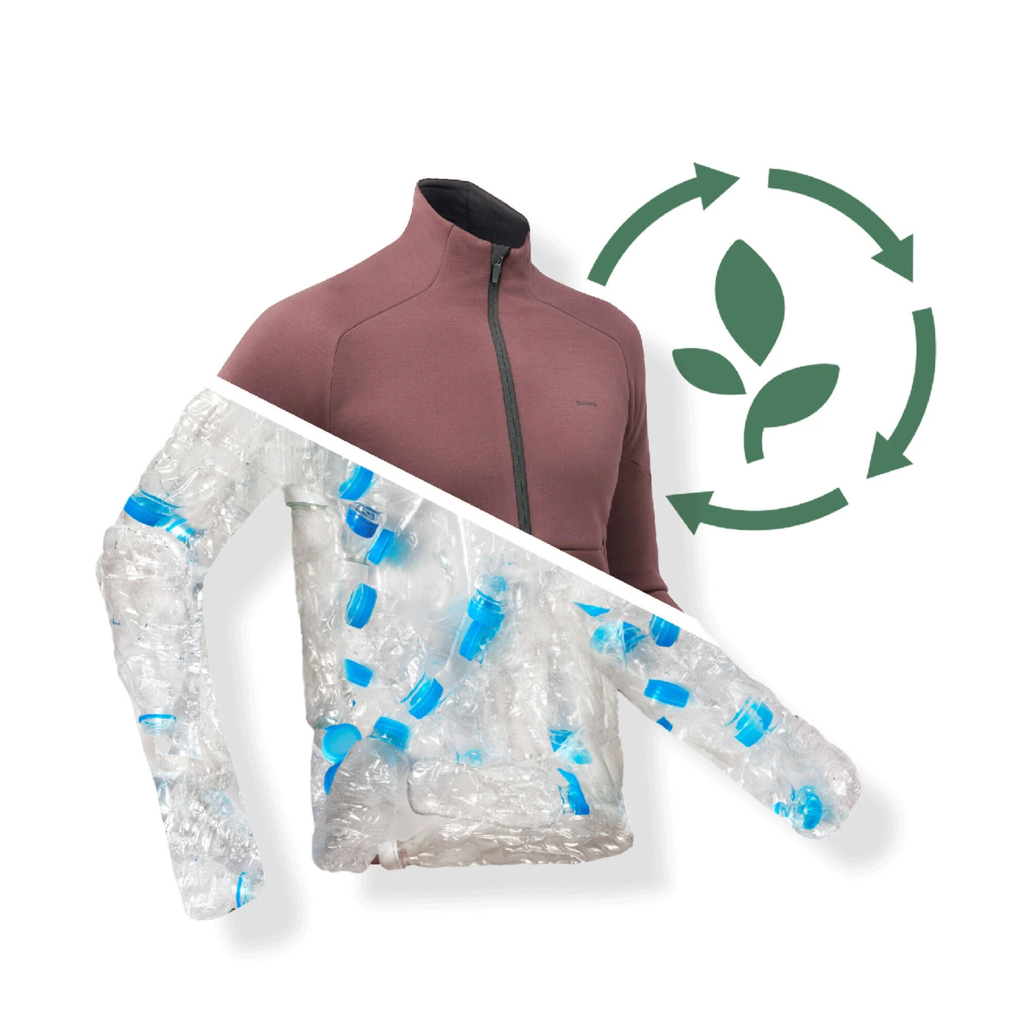 Quechua Men’s Hiking Fleece Jacket MH520 - Image 20