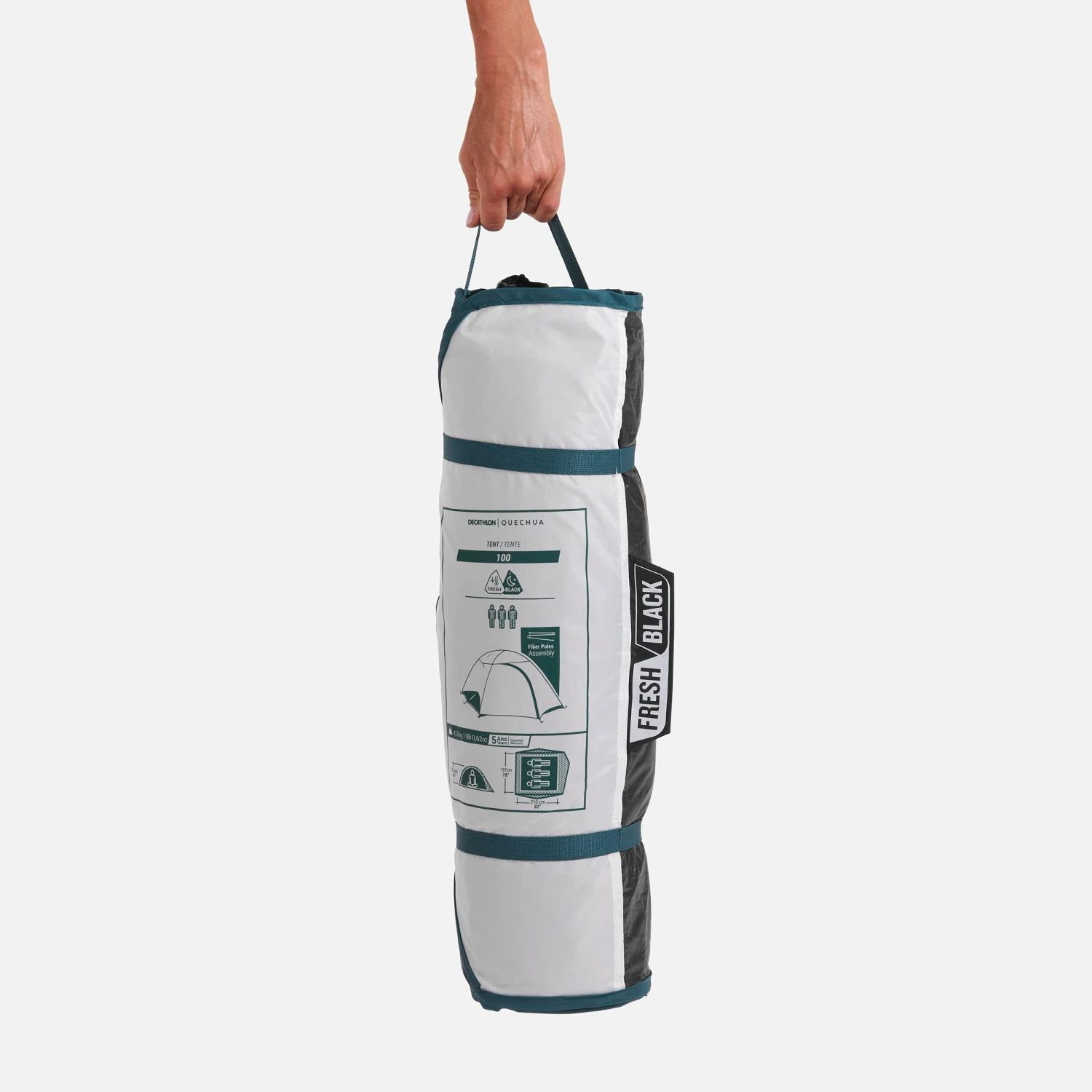 Quechua 3 Man Blackout Tent - Image 3