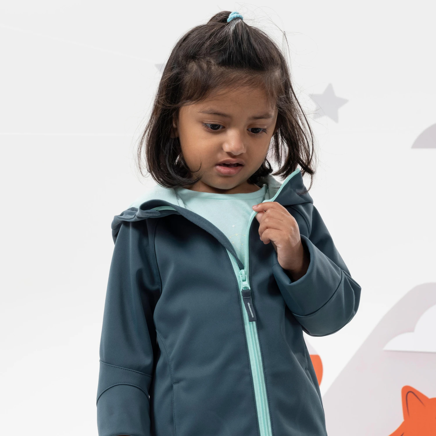 Quechua Kids’ Softshell Hiking Jacket MH550 2-6 Years - Image 14