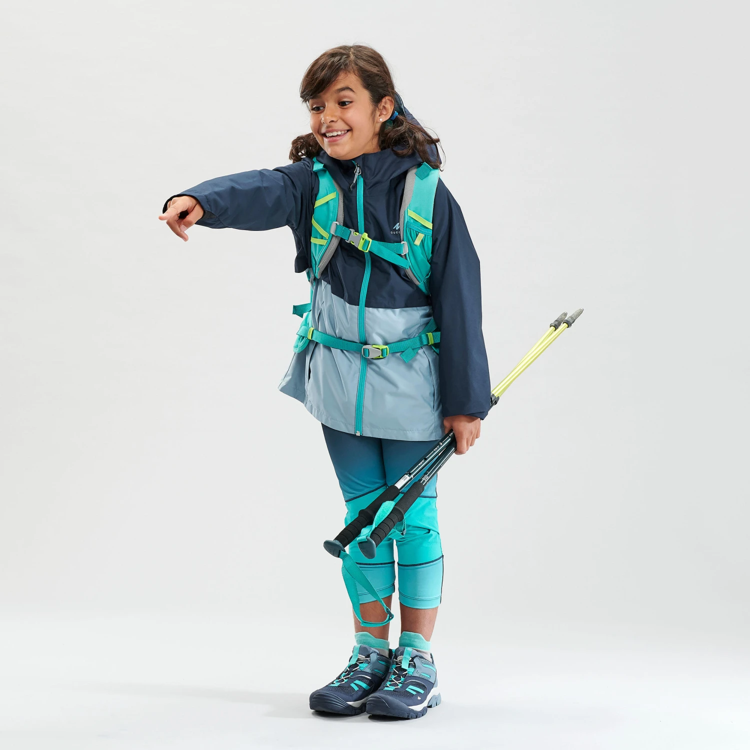 Quechua Kids’ Waterproof Hiking Jacket - MH500 Aged 7-15 - Image 15