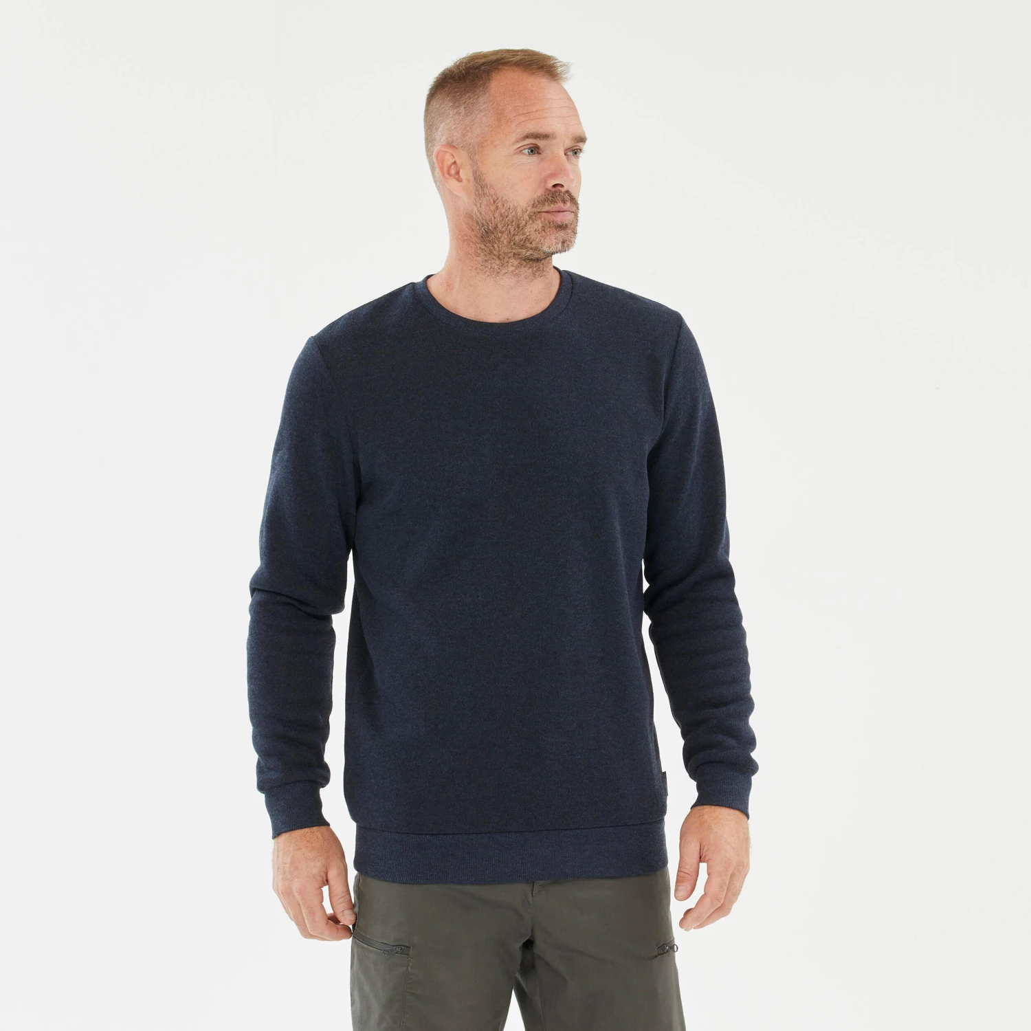 Quechua Men’s Crew Neck Hiking Sweater - Image 3