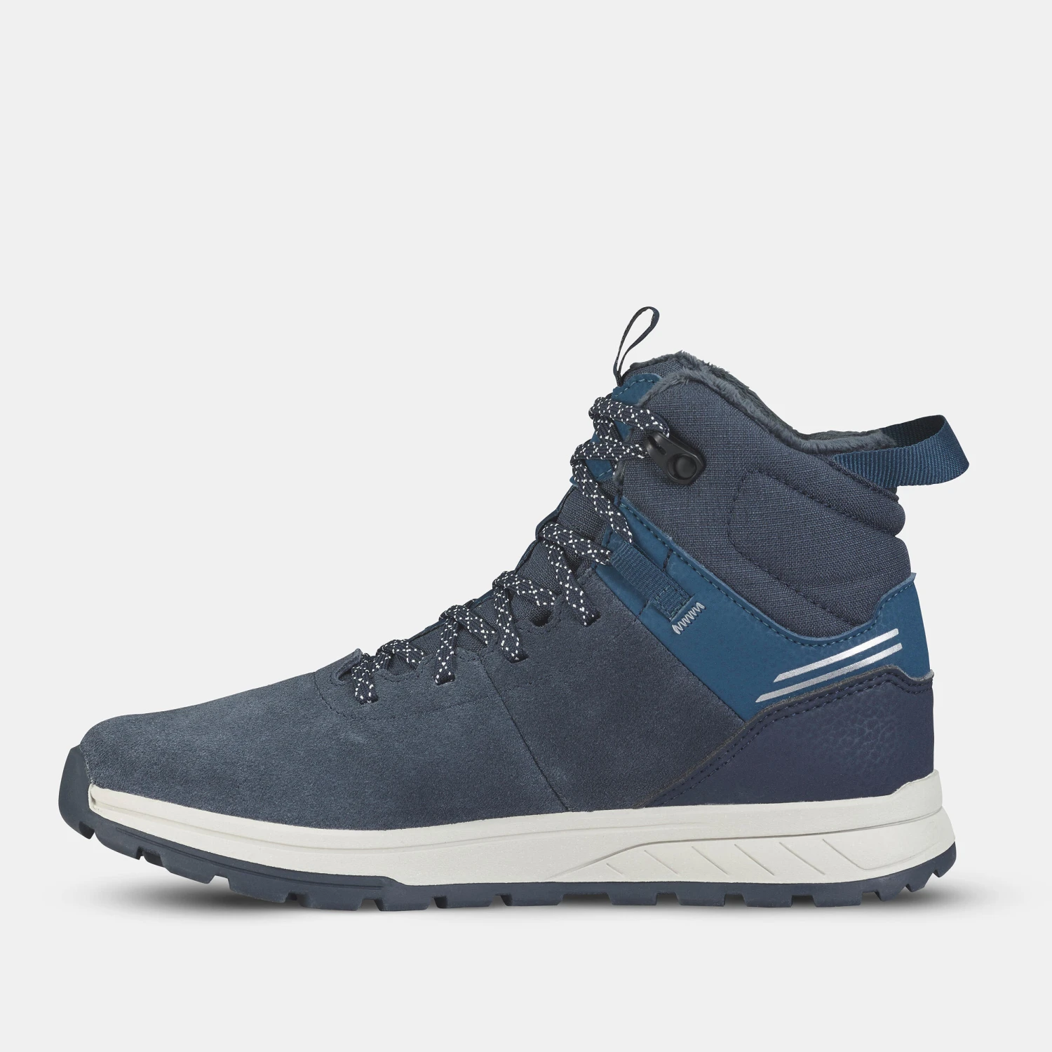 Quechua Kids' Warm And Waterproof SH500 Lace-up Leather Hiking Shoes - Size 2.5 - Image 11