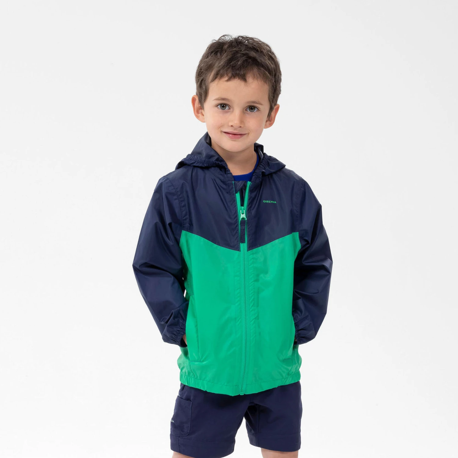 Quechua Kids’ Waterproof Hiking Jacket - MH150 - Aged 2 - Image 3