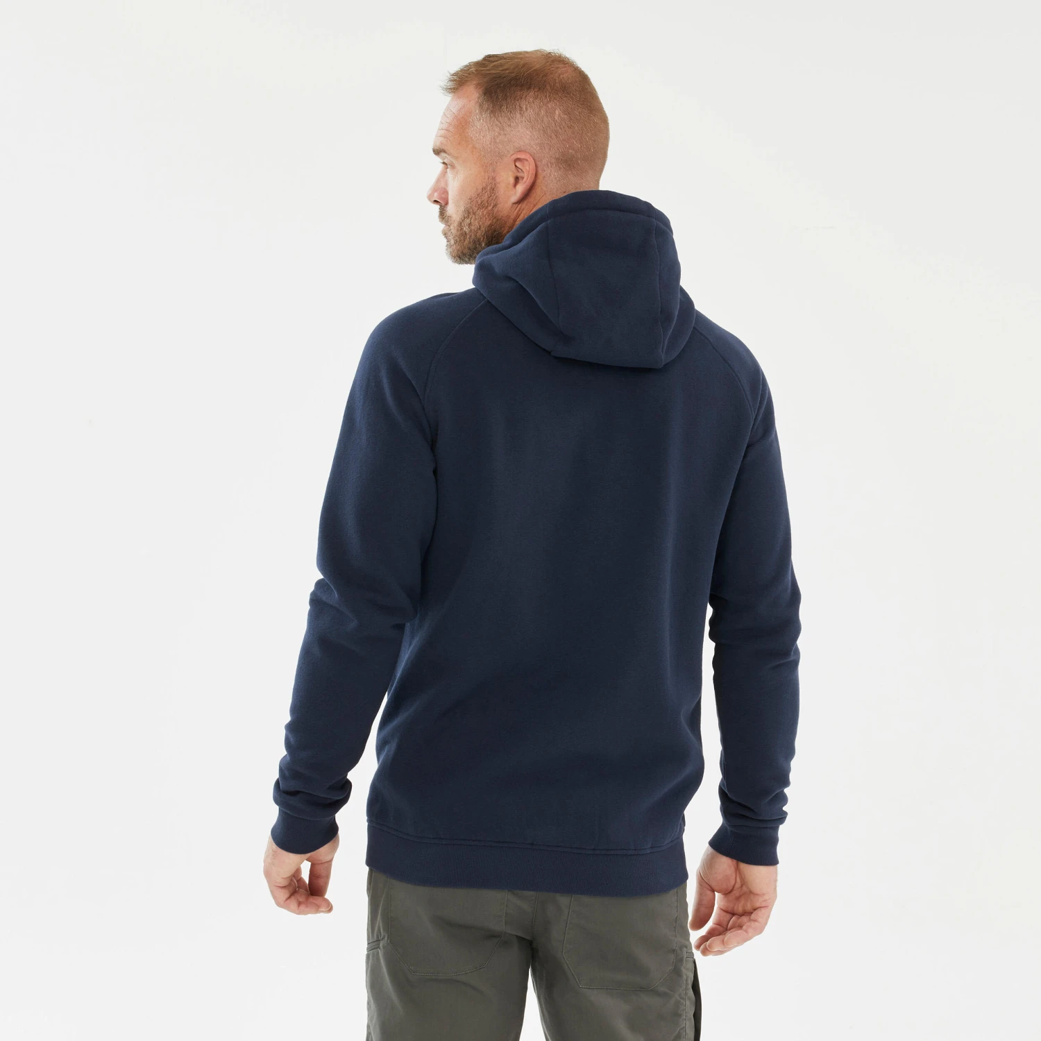 Quechua Men’s Hiking Zipped Hooded Sweatshirt - Image 4