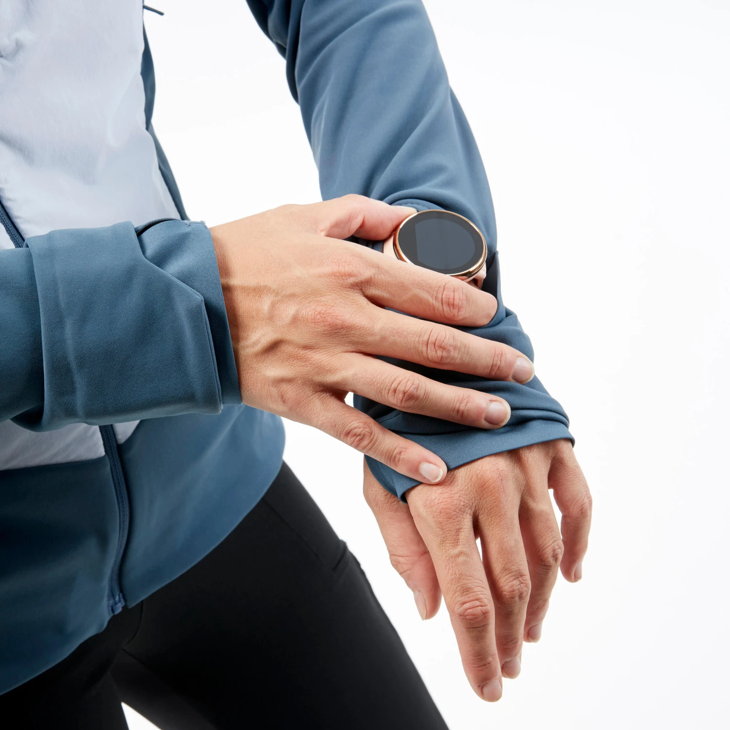 Quechua Men's Hiking Hybrid Fleece Jacket - Image 9